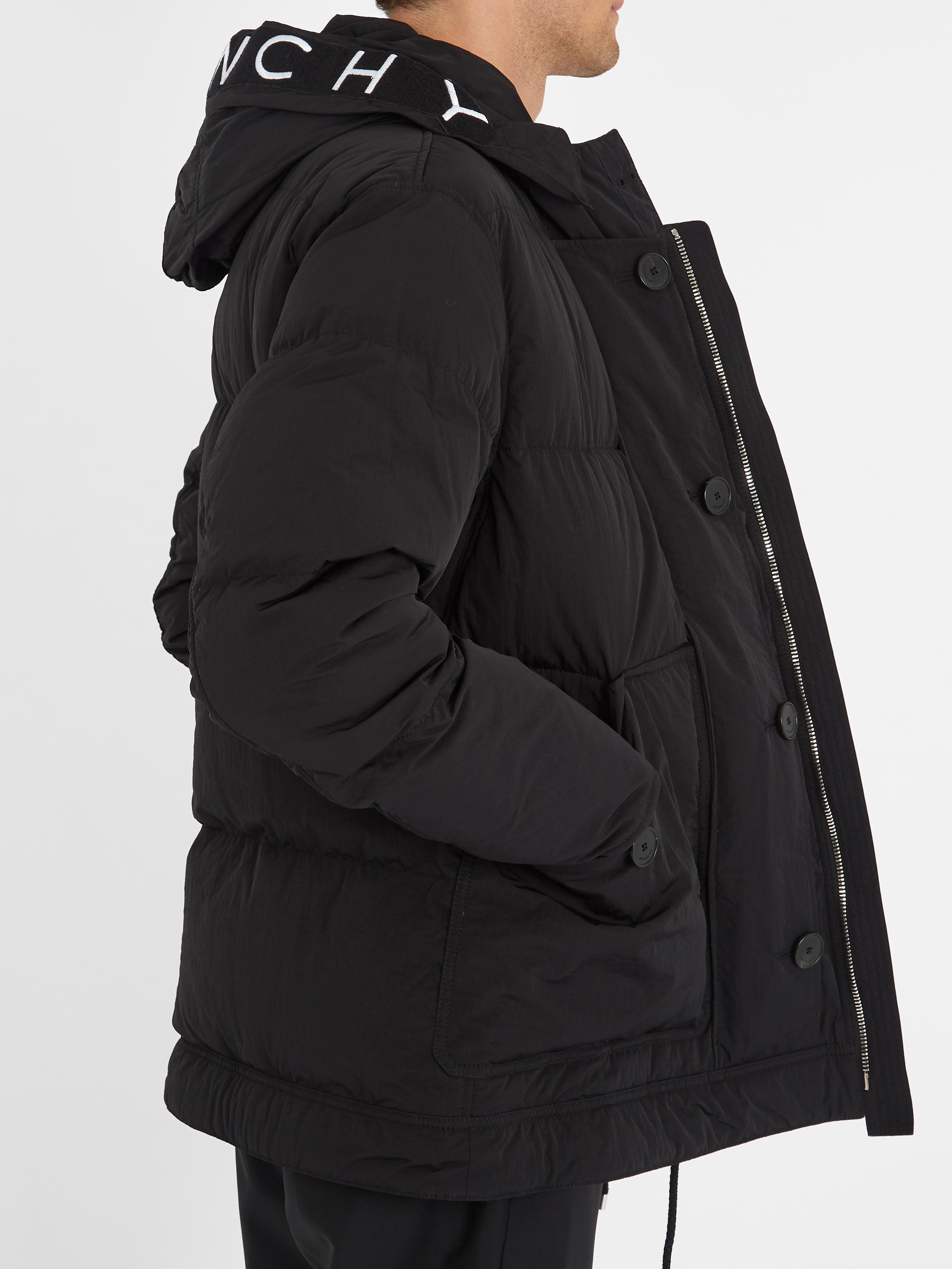 Lyst Givenchy Hooded Downpadded Jacket in Black for Men