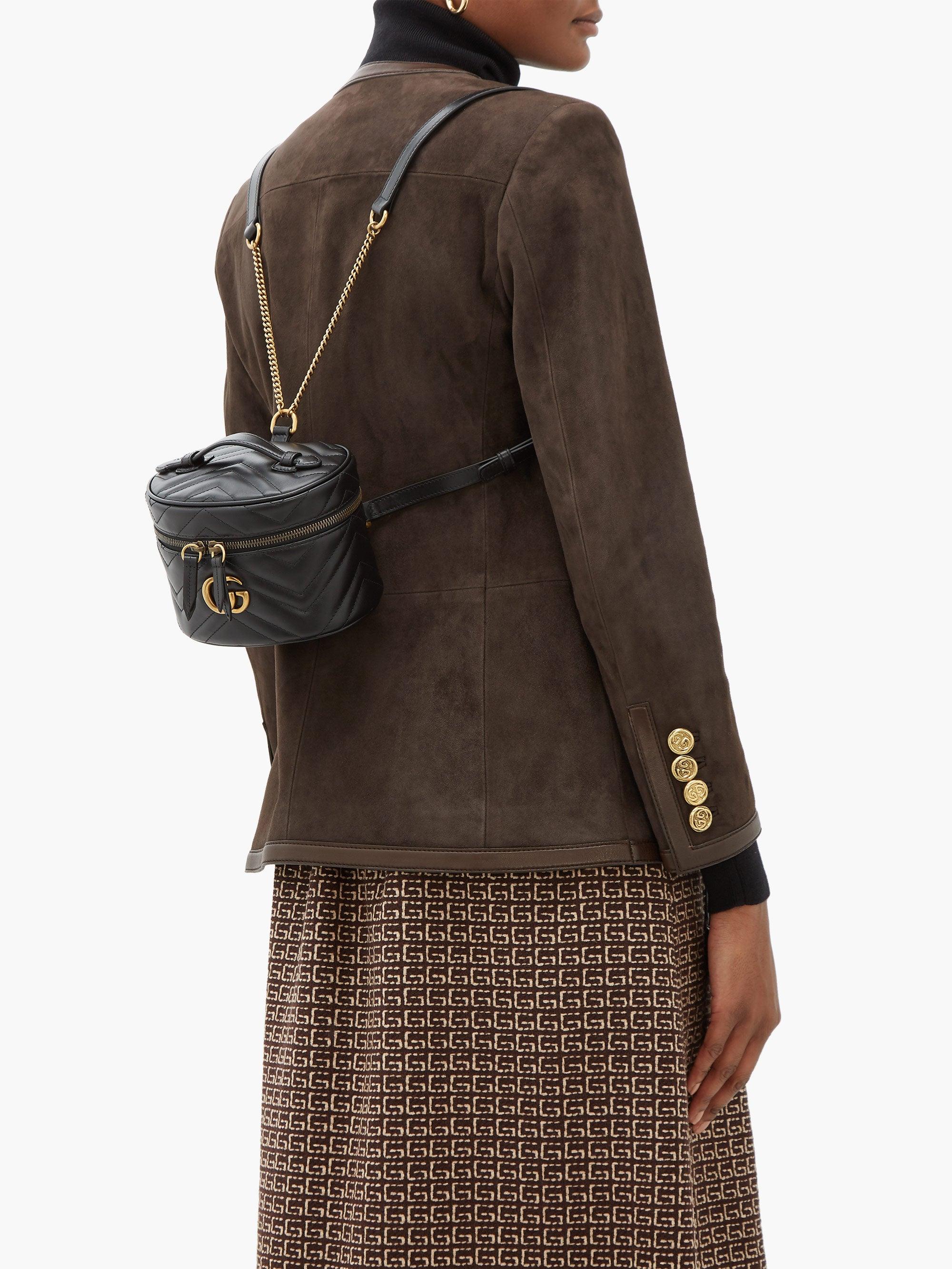 gucci mini marmont backpack