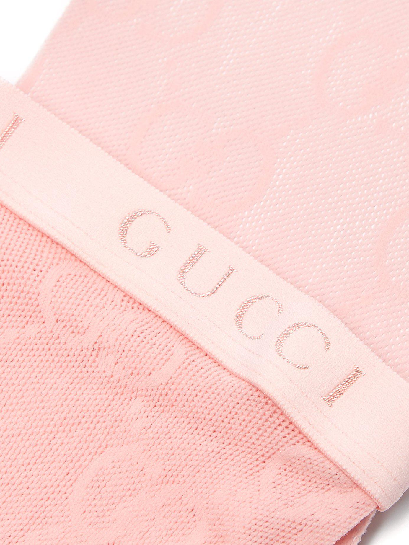 Gucci Gg Tights in Pink | Lyst