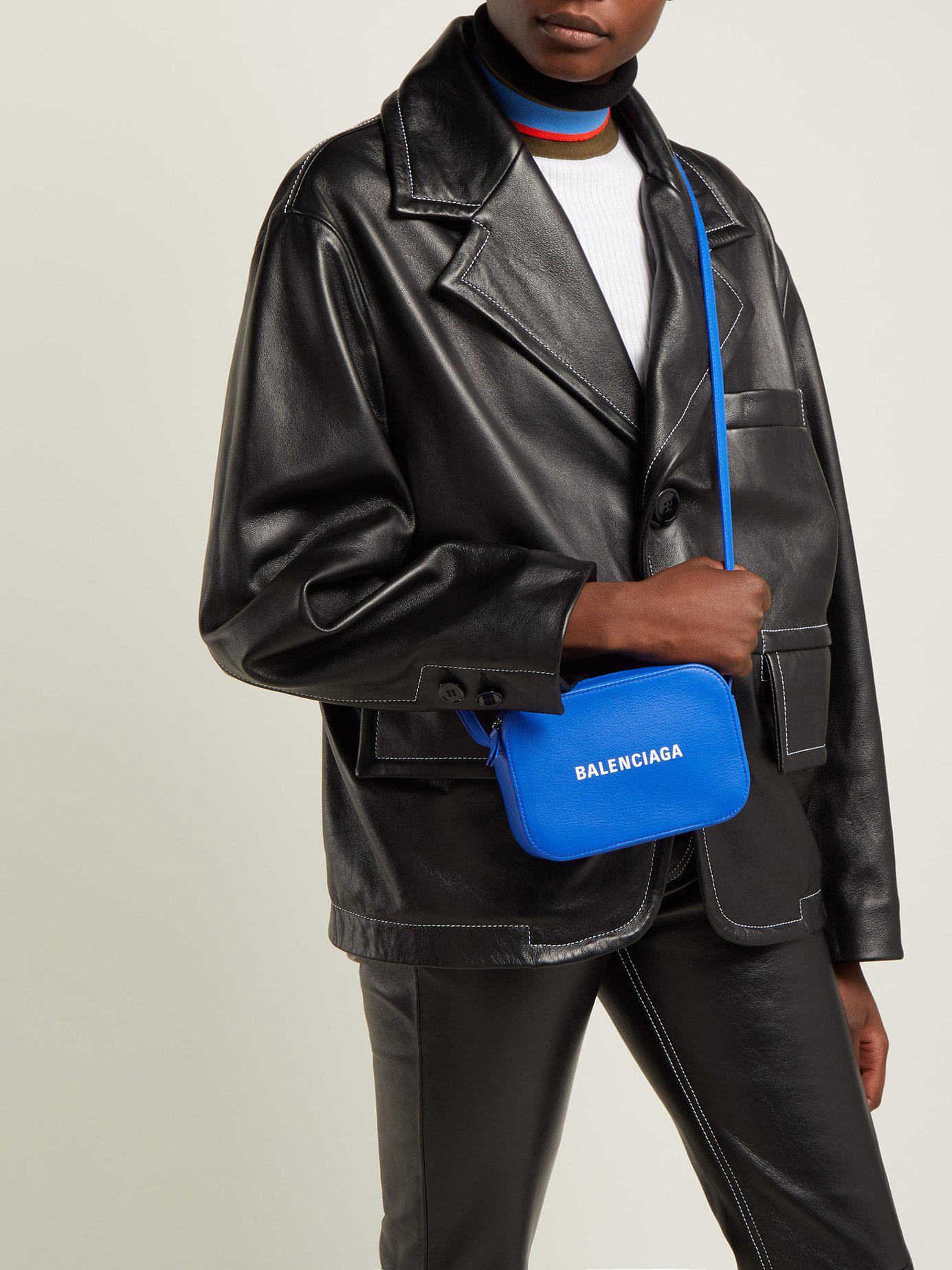Balenciaga Everyday Camera Bag Xs in Blue