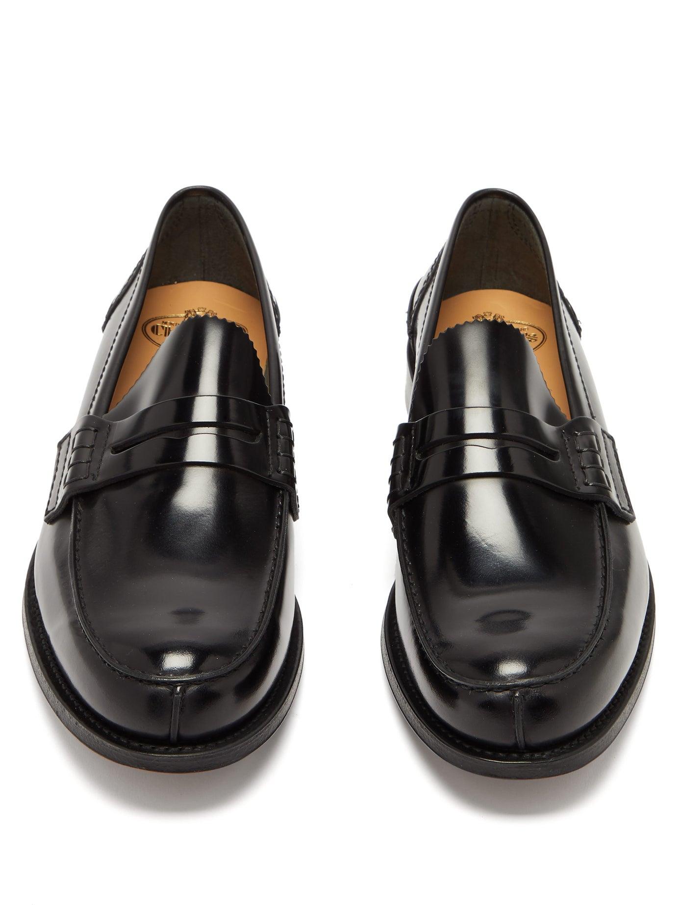 Church's Tunbridge Leather Penny Loafers in Black for Men - Lyst