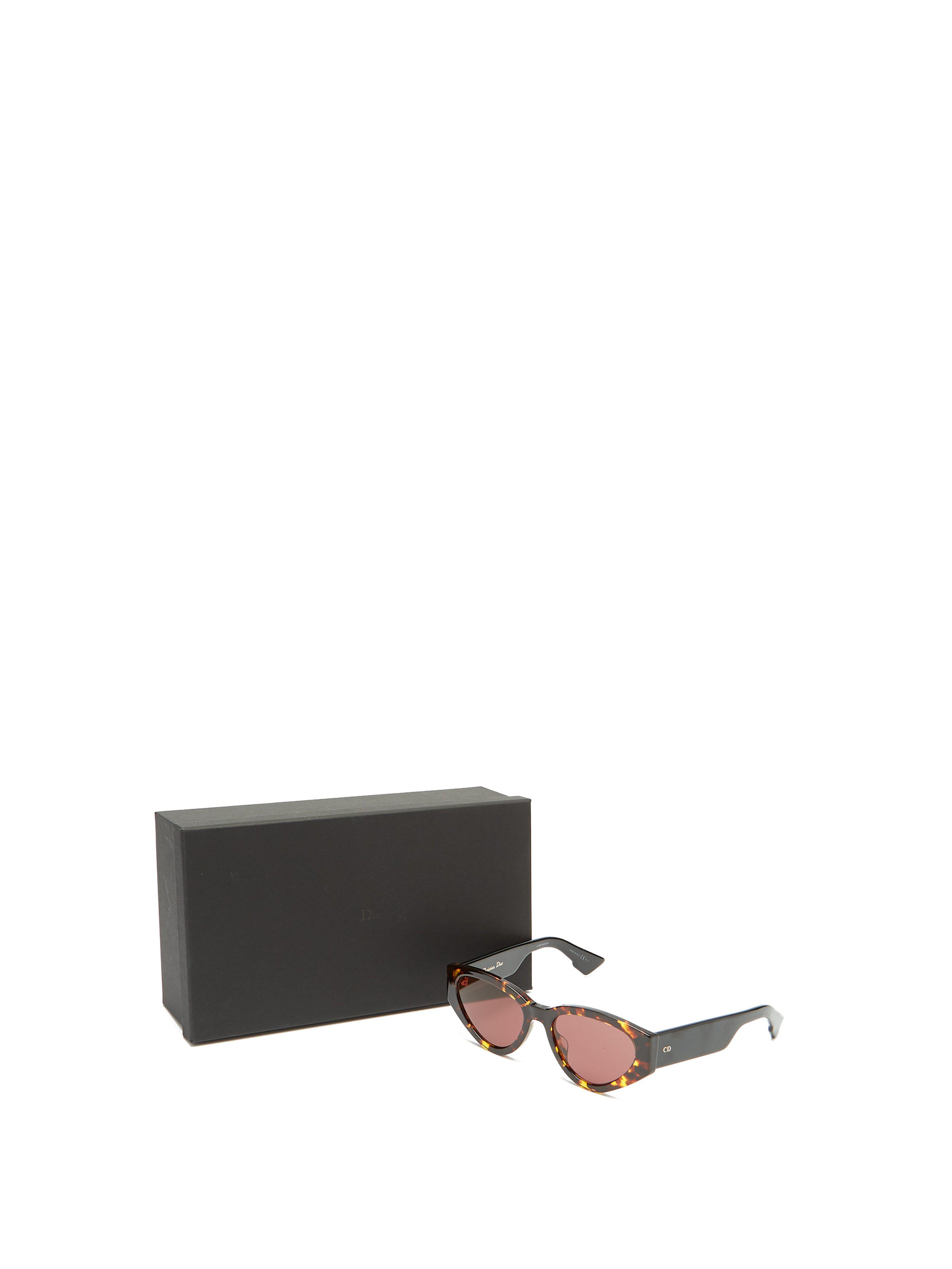 Lunettes De Soleil œil De Chat Diorspirit2 Dior En Coloris Marron Lyst Lunettes De Soleil œil De Chat Diorspirit2 Dior En Coloris Marron Lyst