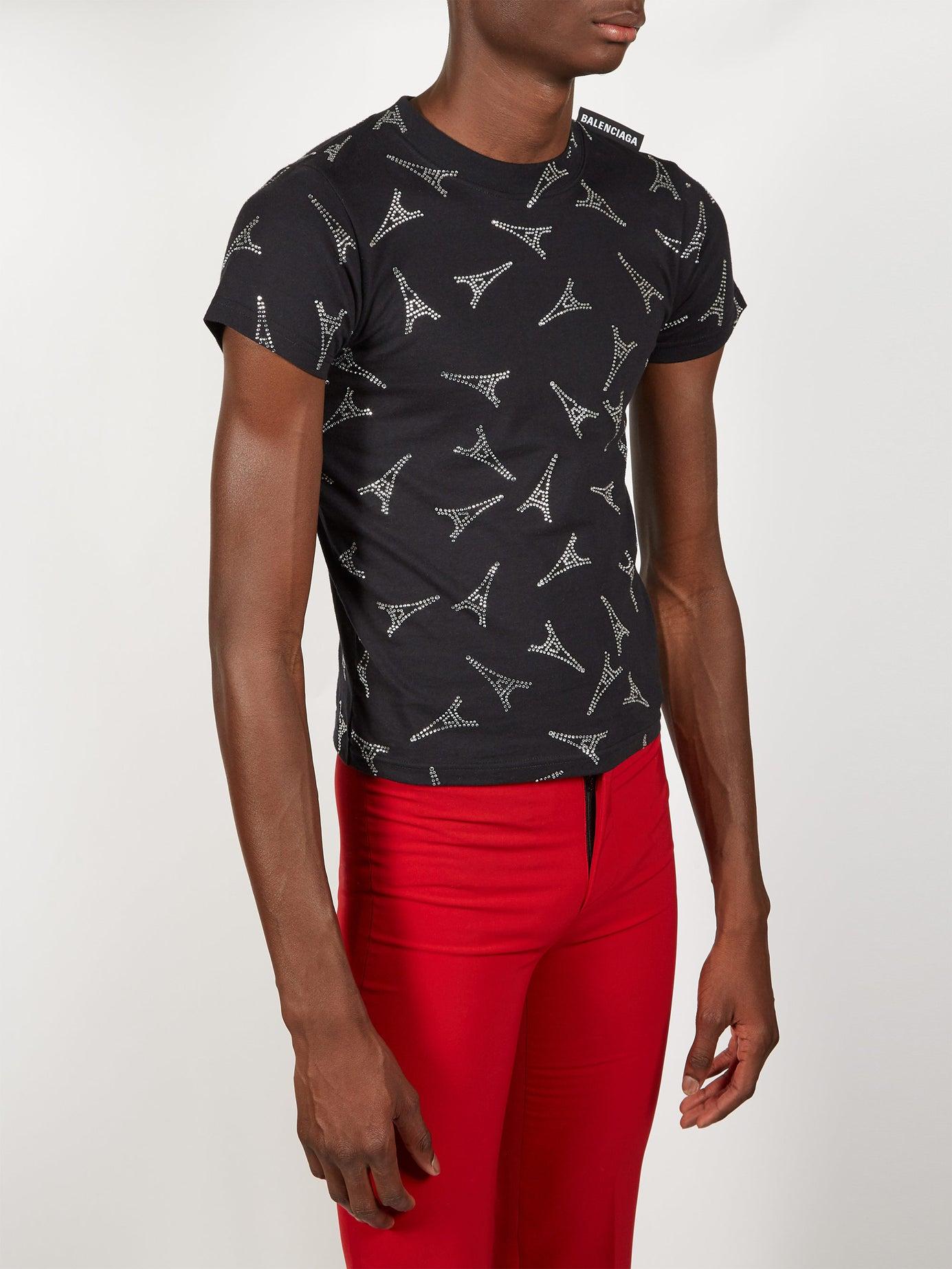 balenciaga eiffel tower shirt