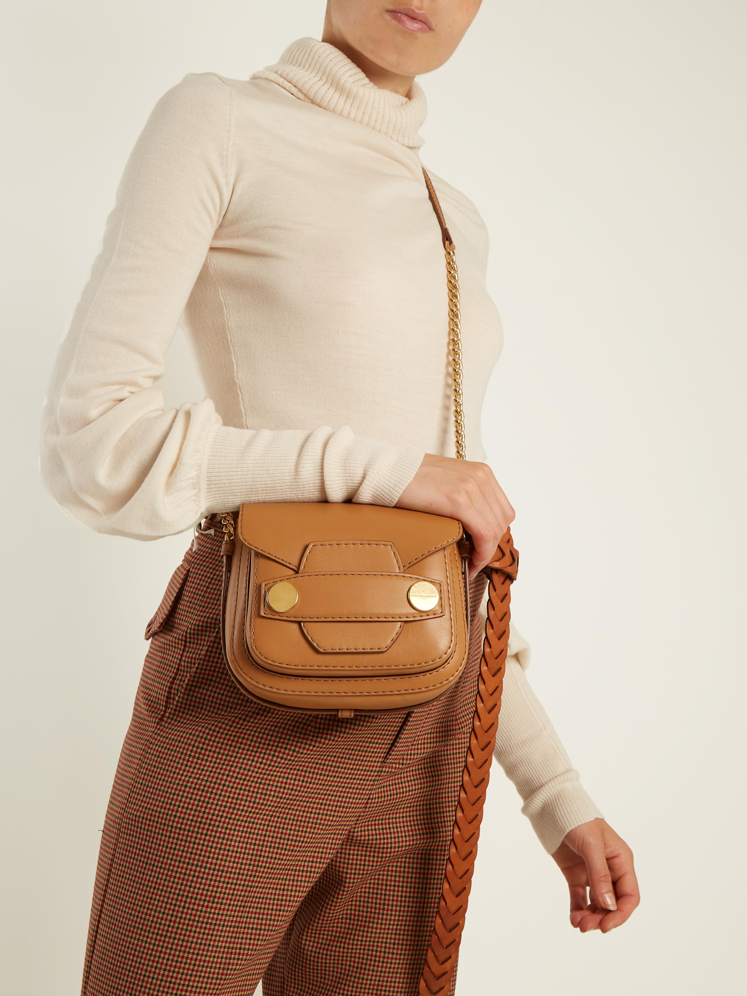 Stella McCartney Stella Popper Faux leather Cross body Bag in