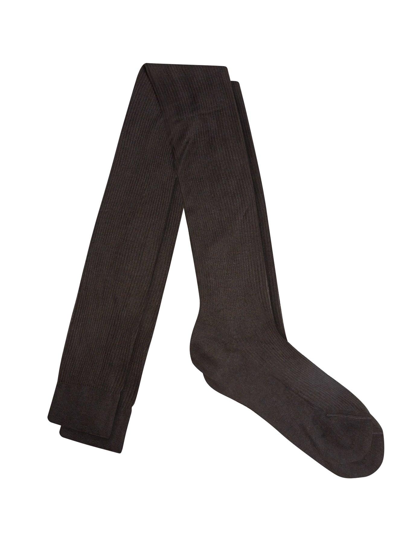 sheer black over the knee socks