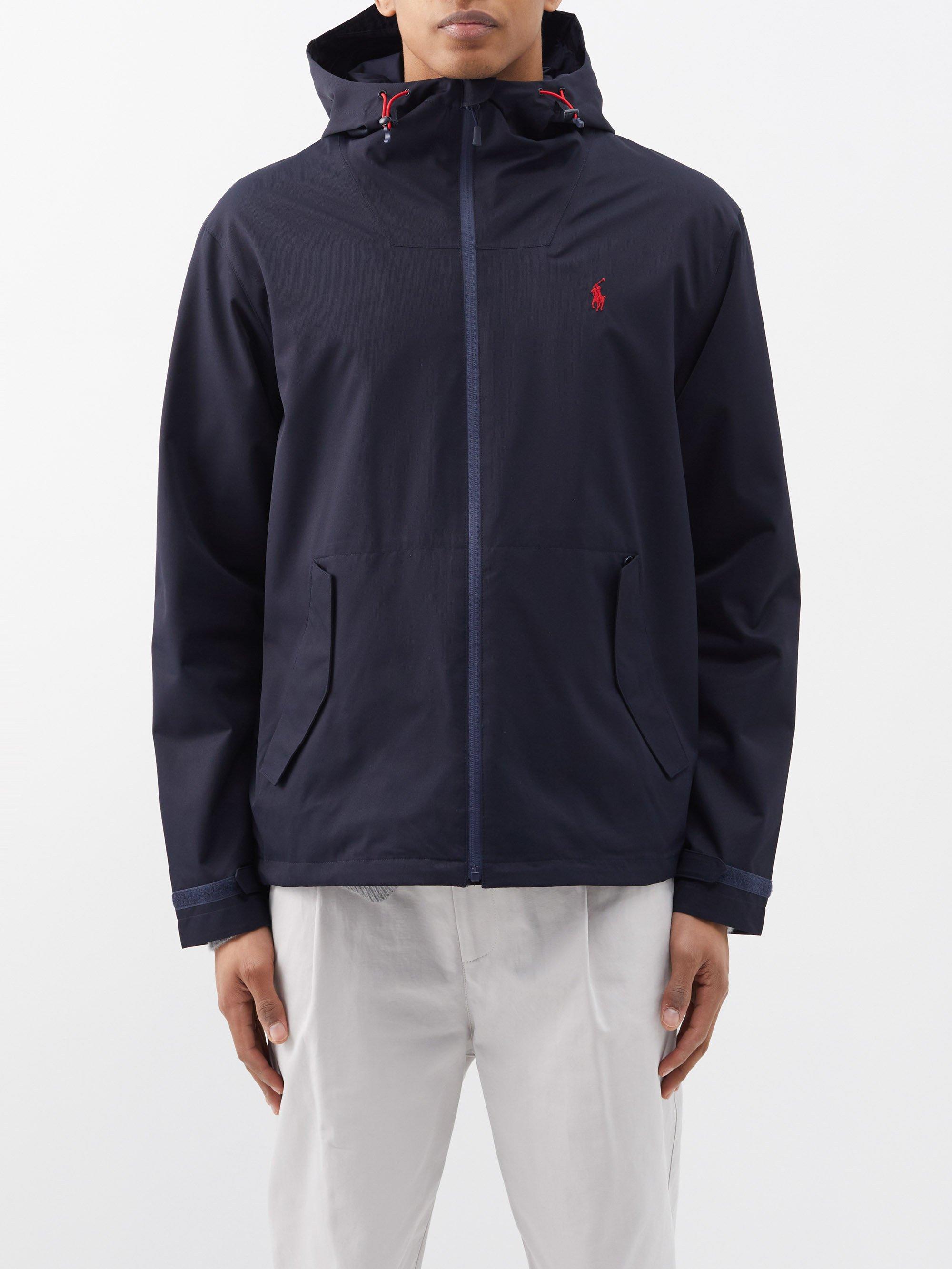 Polo Ralph Lauren Portland Recycled-shell Hooded Jacket in Blue for Men ...