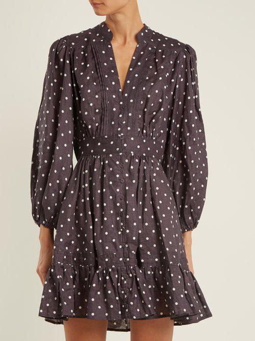 zimmermann prima dot dress