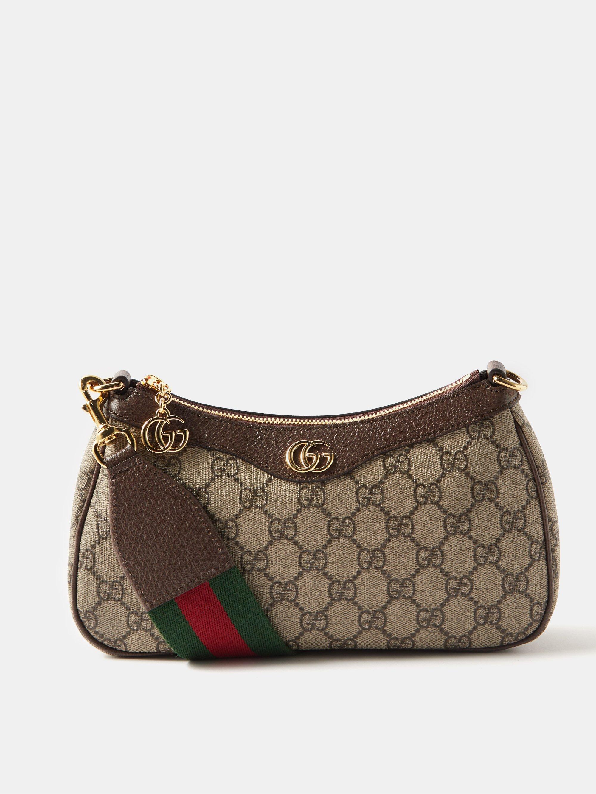 indgang Bliv sur granske Gucci Ophidia Small GG Supreme Shoulder Bag in Brown | Lyst