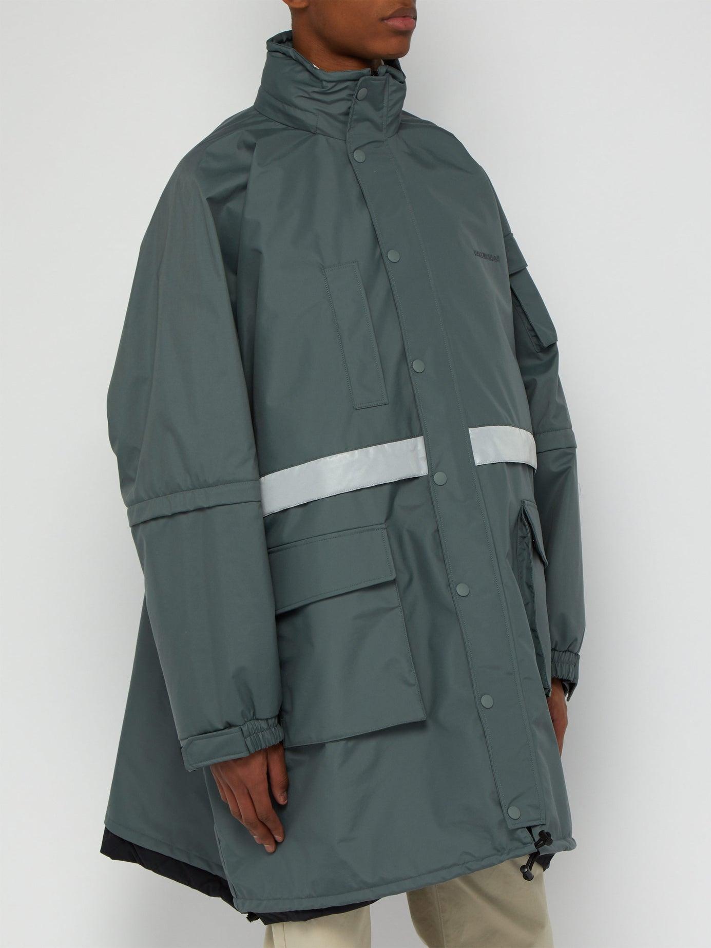 balenciaga jacket mens grey