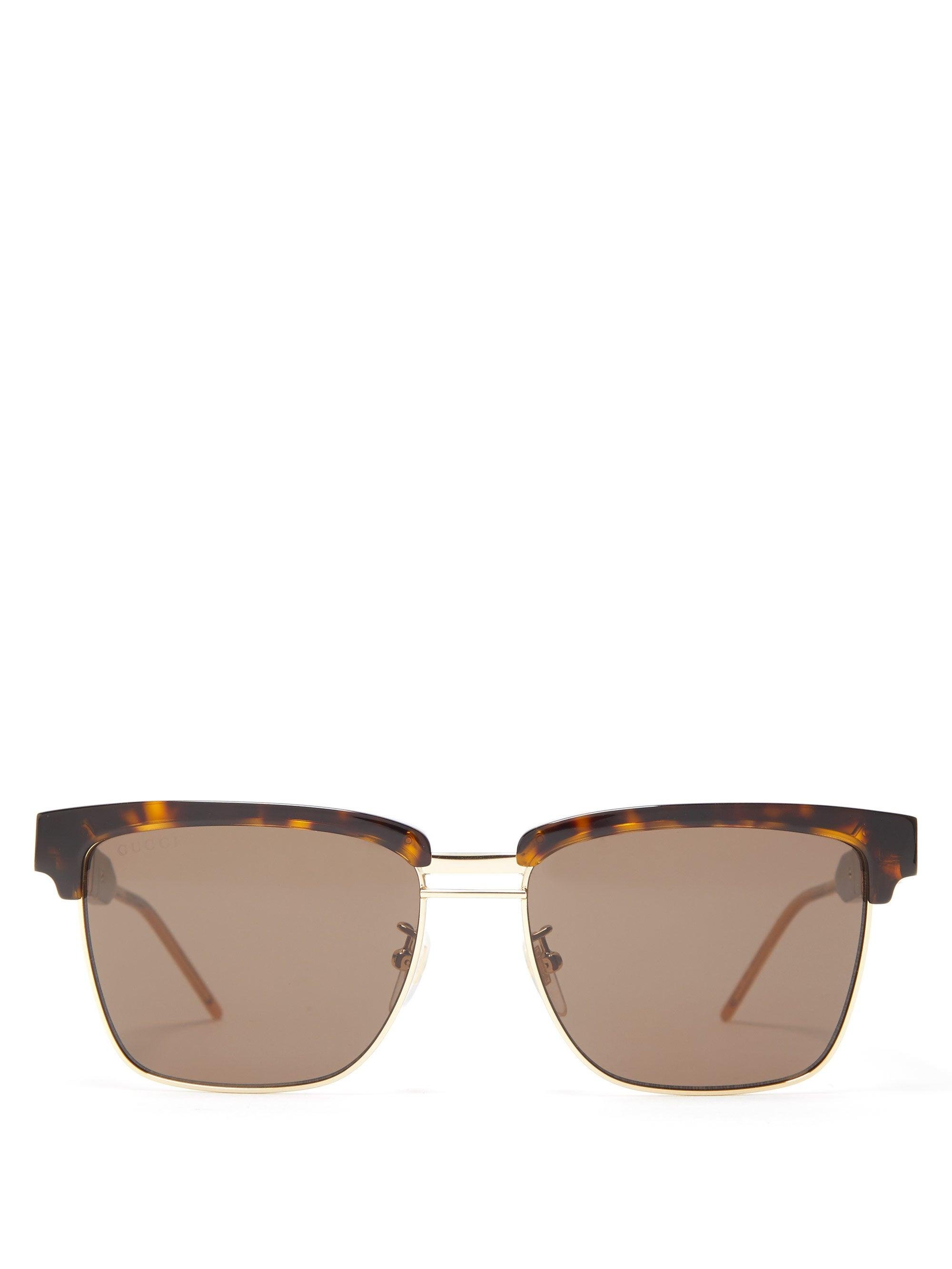 gucci browline sunglasses