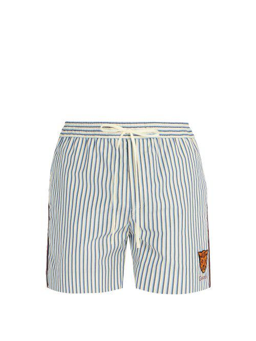 Gucci Tiger-appliqué Shorts in for Men | Lyst