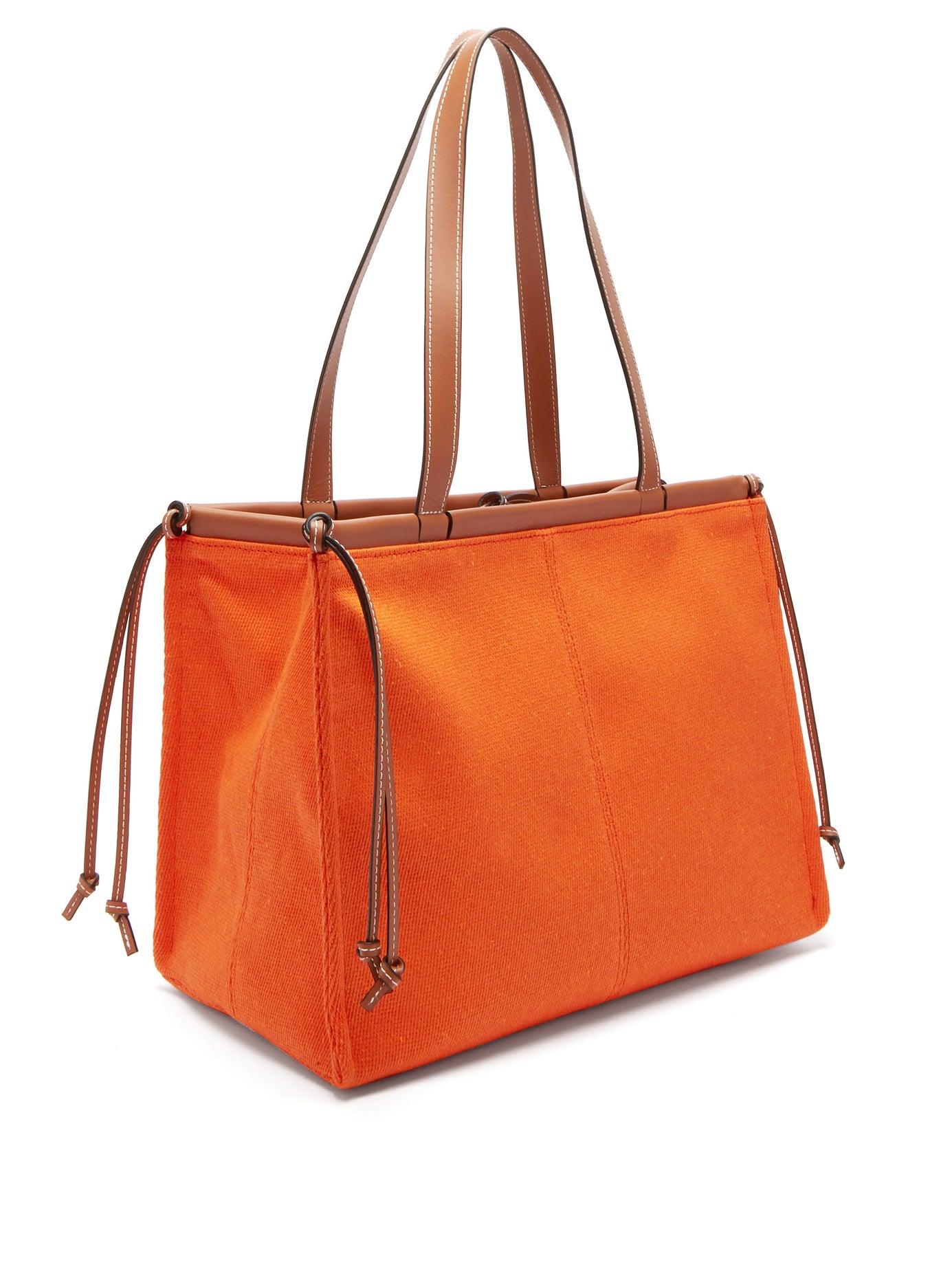 orange canvas tote bag,Free delivery 