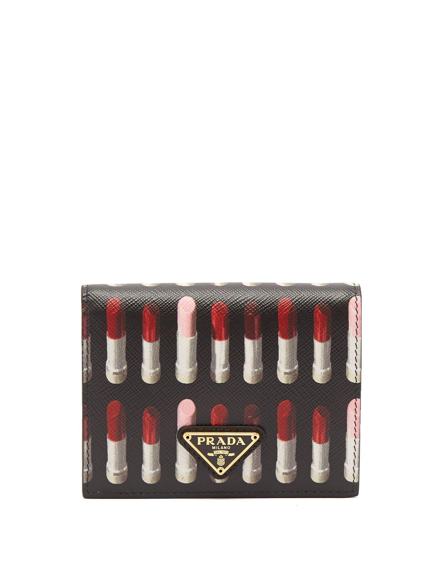 prada lipstick card holder