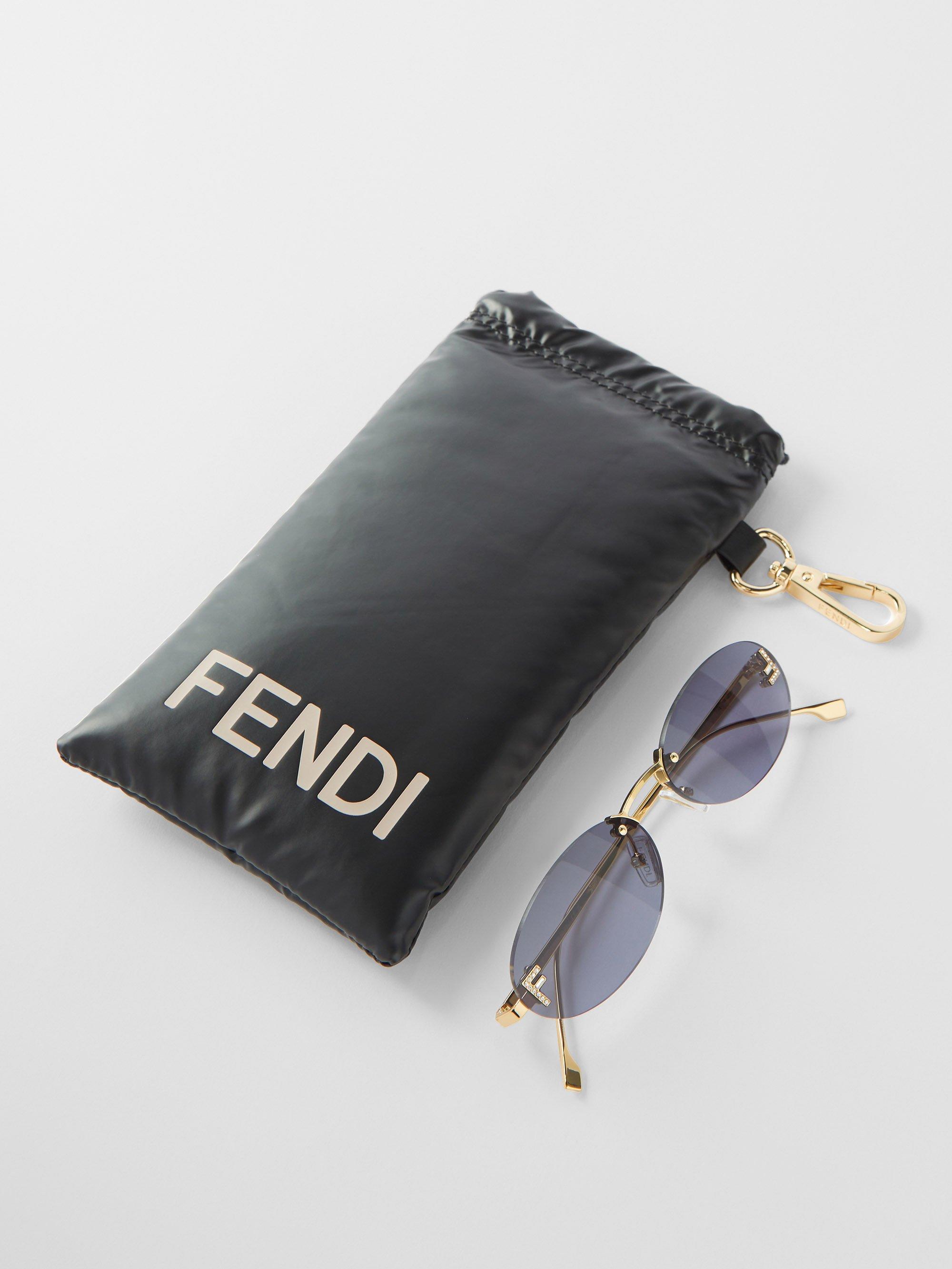Fendi - Frameless Acetate Sunglasses Fendi