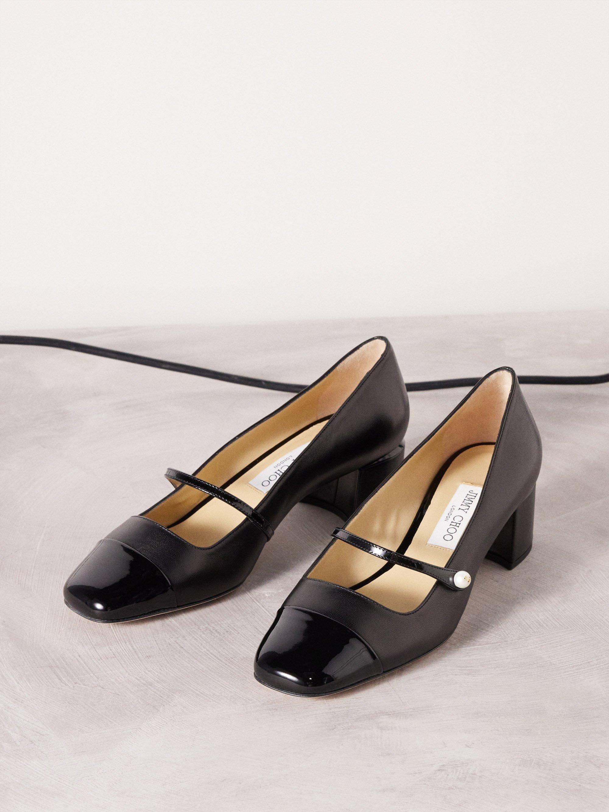 Elisa 45 Leather Mary Jane Pumps