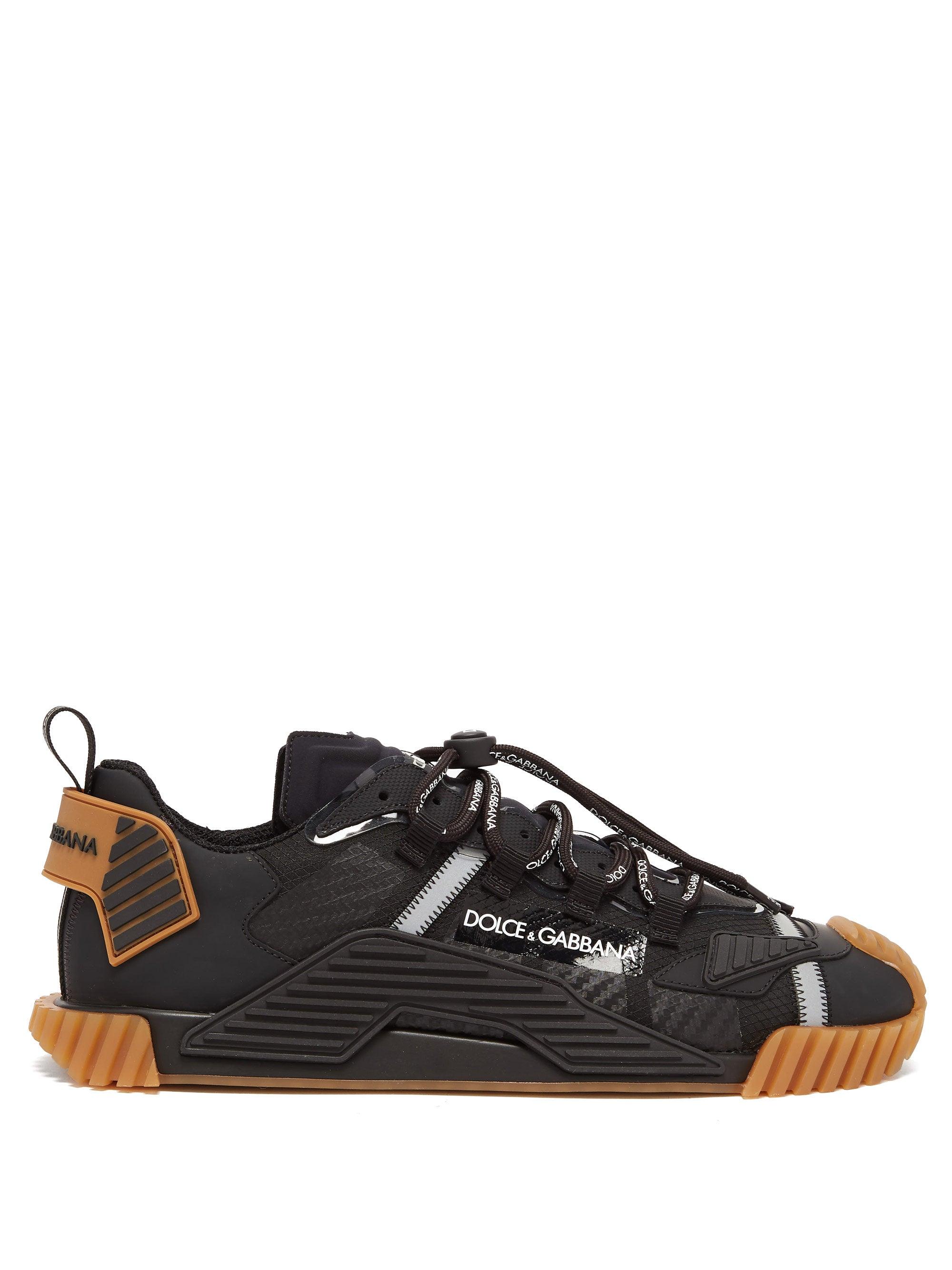 Dolce \u0026 Gabbana Suede Ns1 Sneakers In Mixed Materials in Nero (Black) for  Men - Save 64% | Lyst