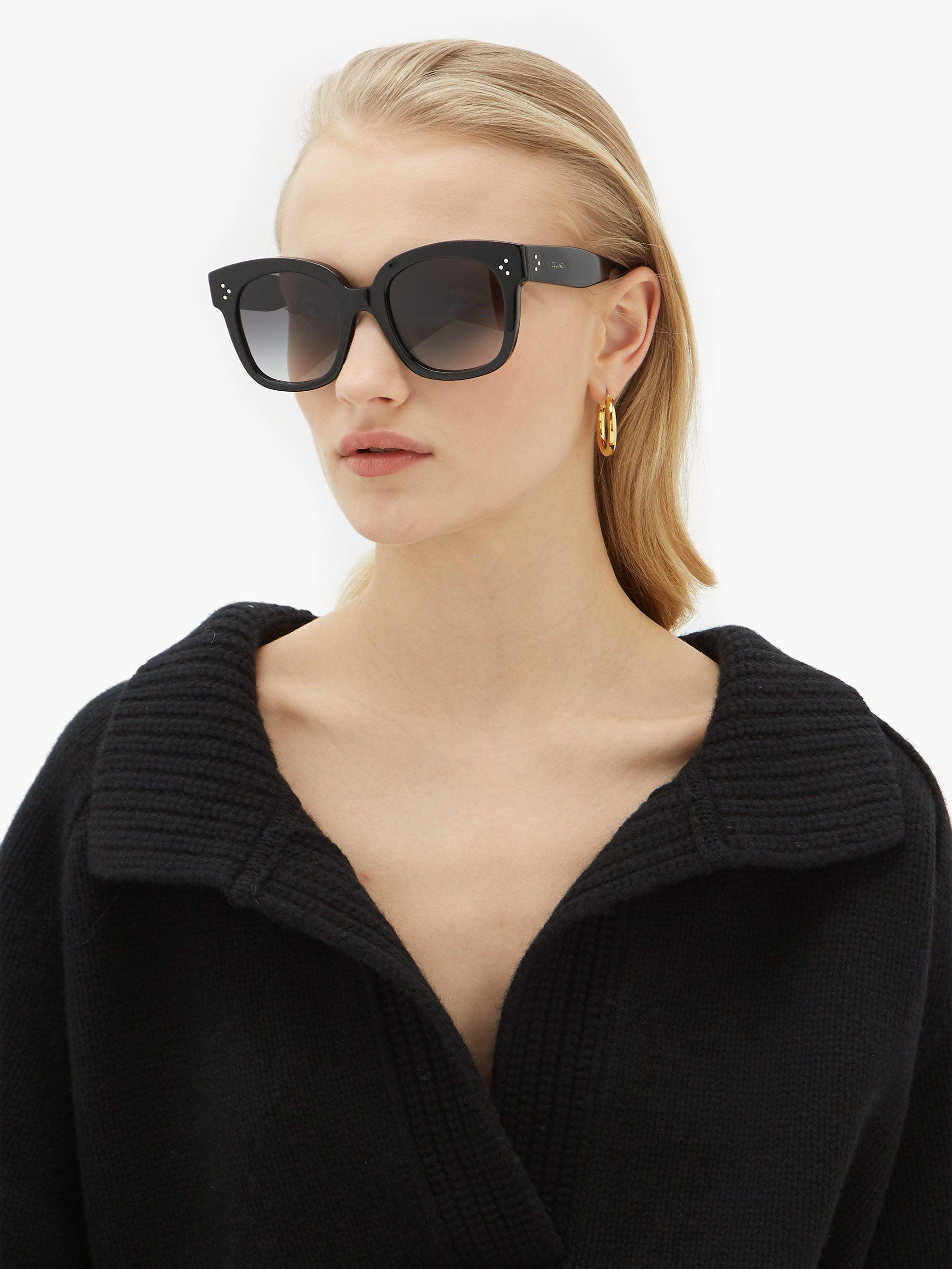 square gradient sunglasses