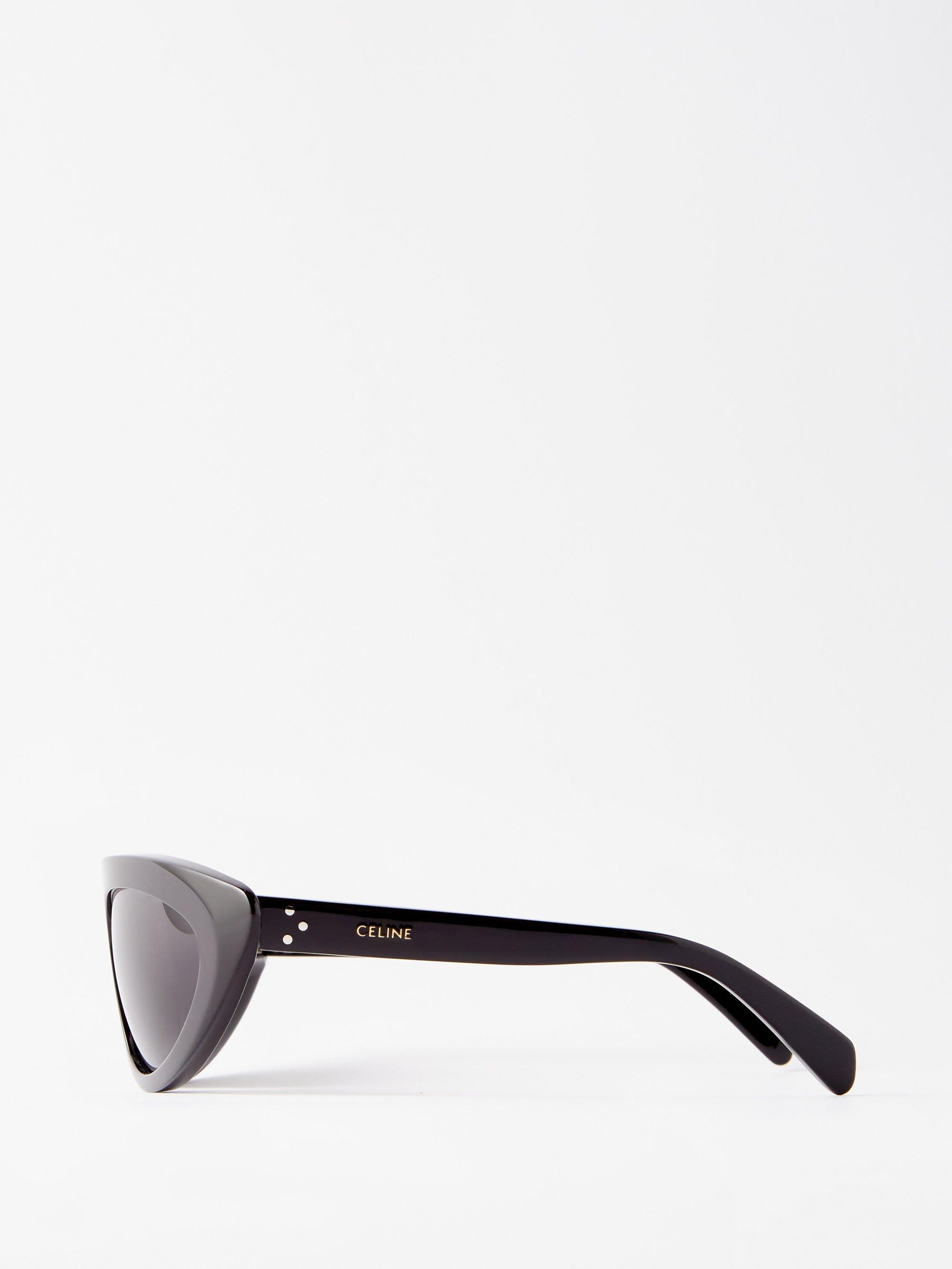 Sunglasses Celine CL40019i, These black cat-eye sunglasses …