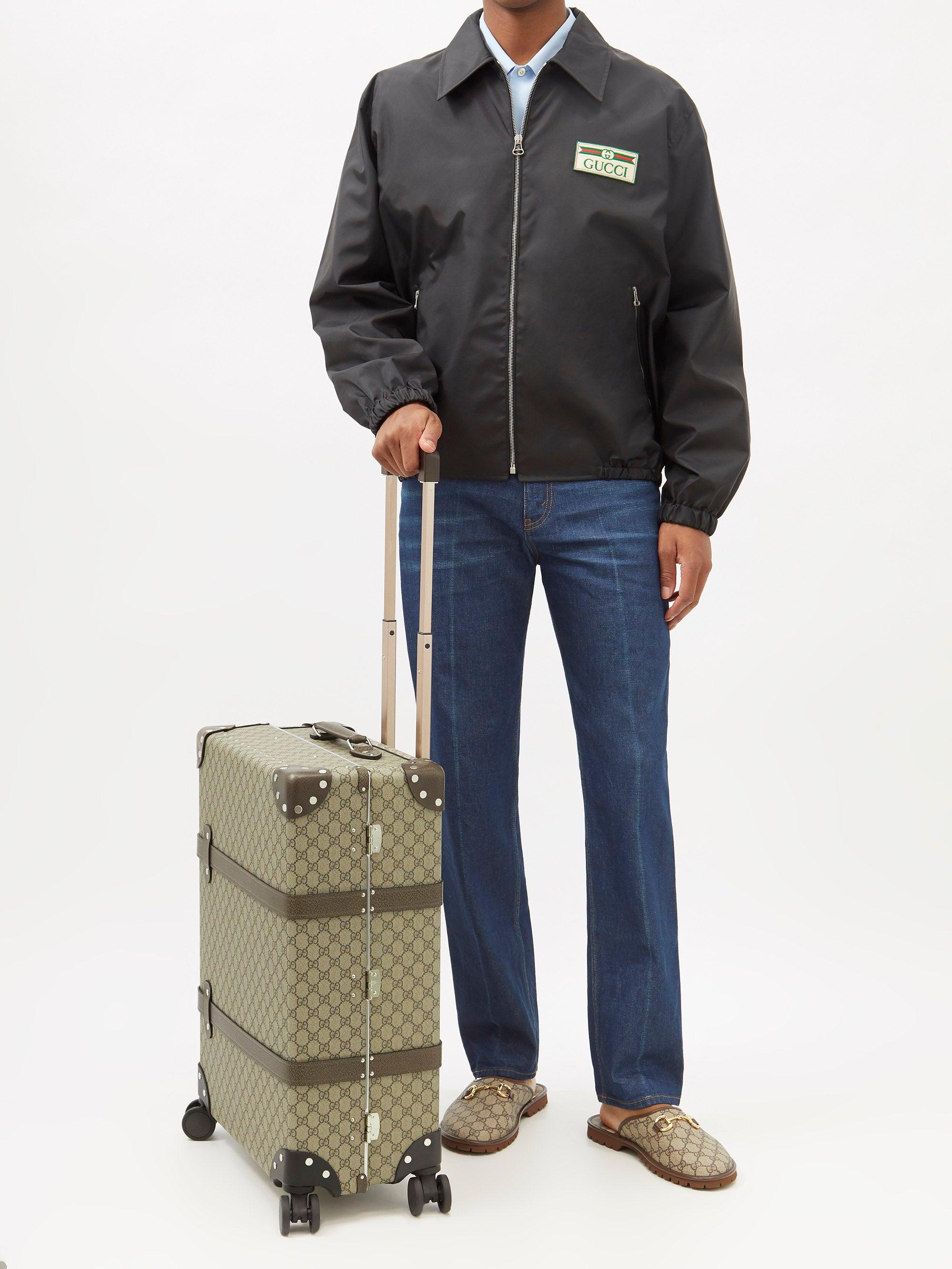 Gucci x Globe Trotter GG Supreme Medium Suitcase - Neutrals Luggage and  Travel, Handbags - GUC1368466