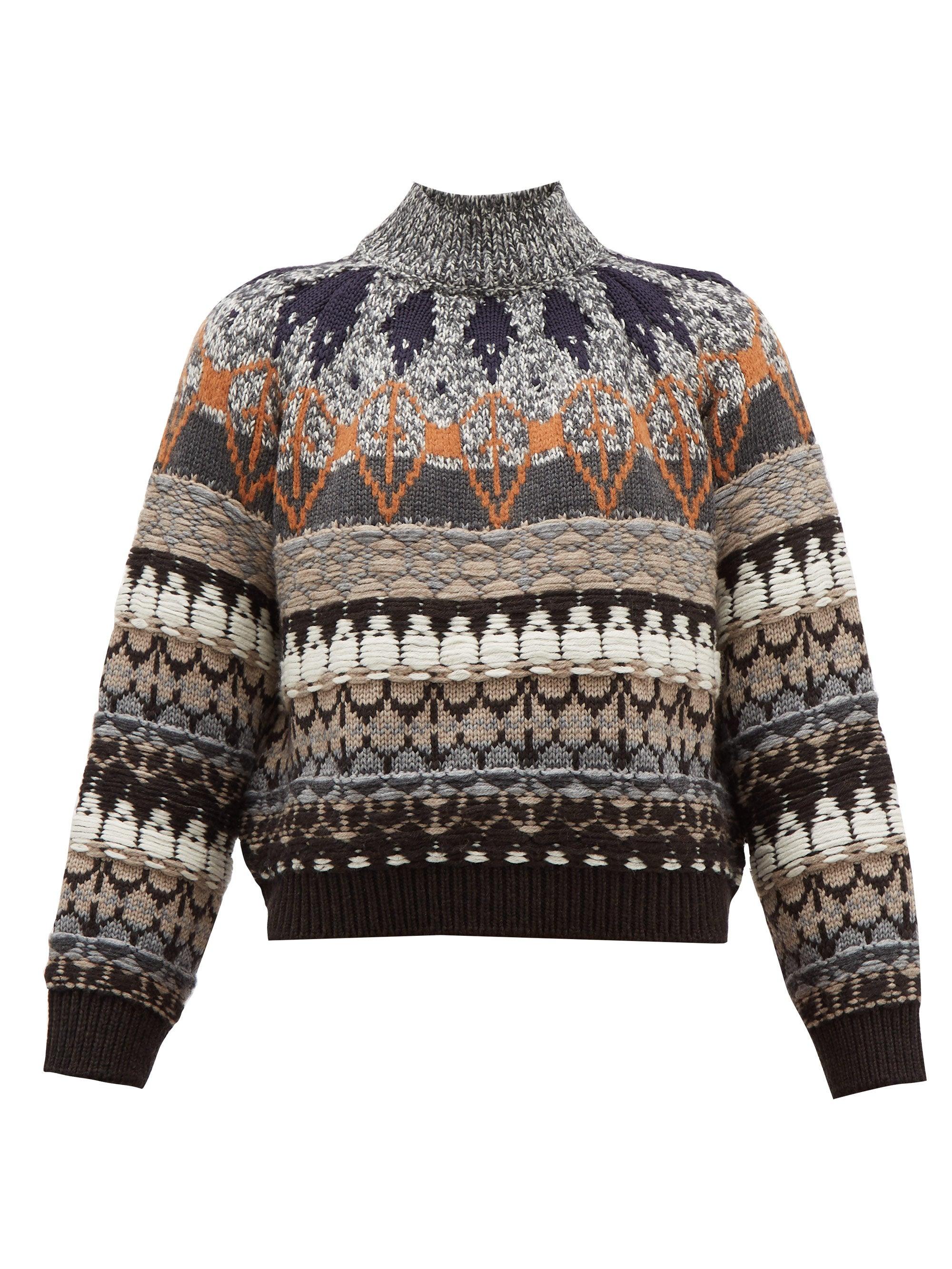 Stella mccartney fair isle sweater Clearance