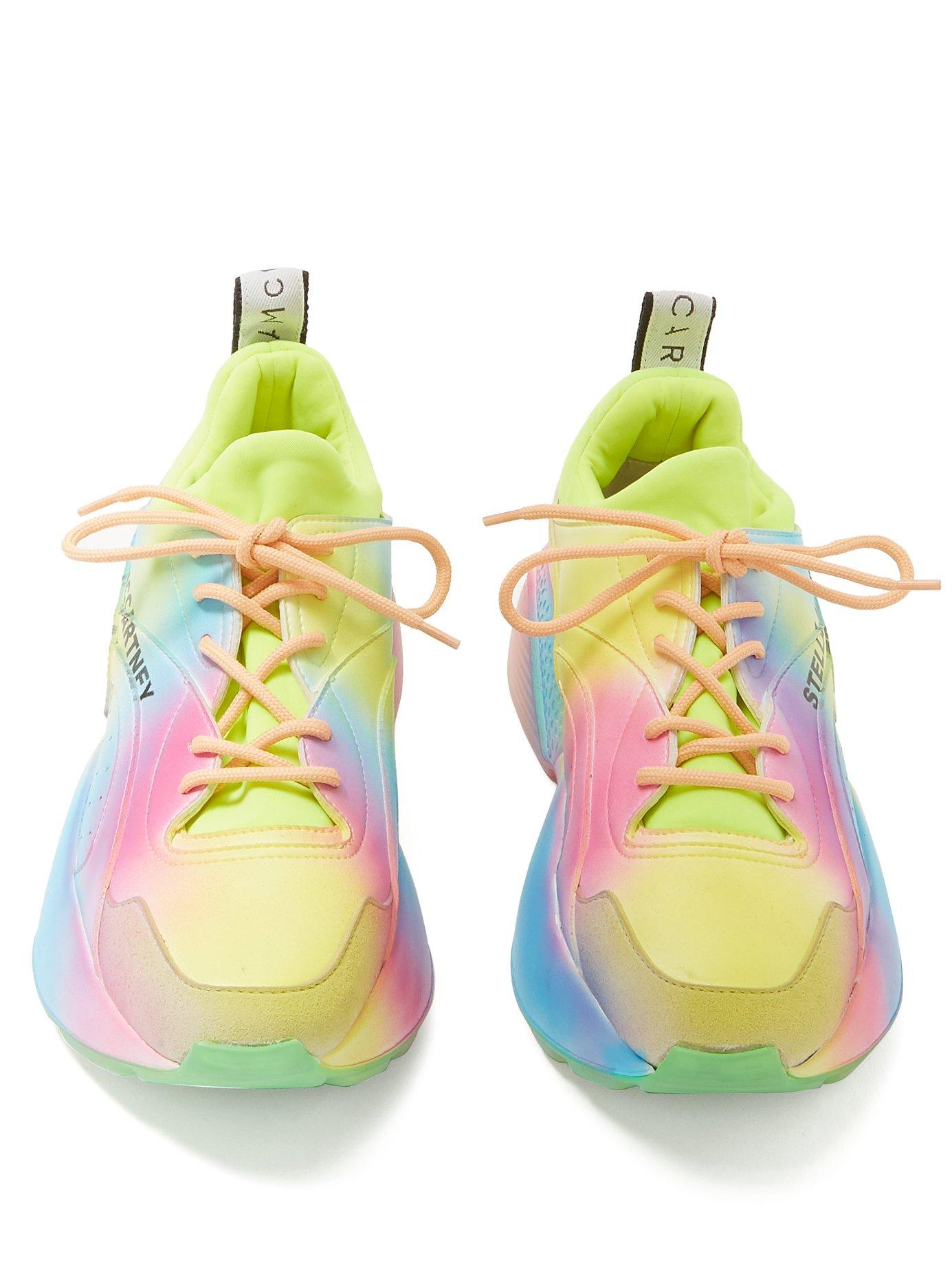Stella McCartney Eclypse Rainbow Sneaker | Lyst