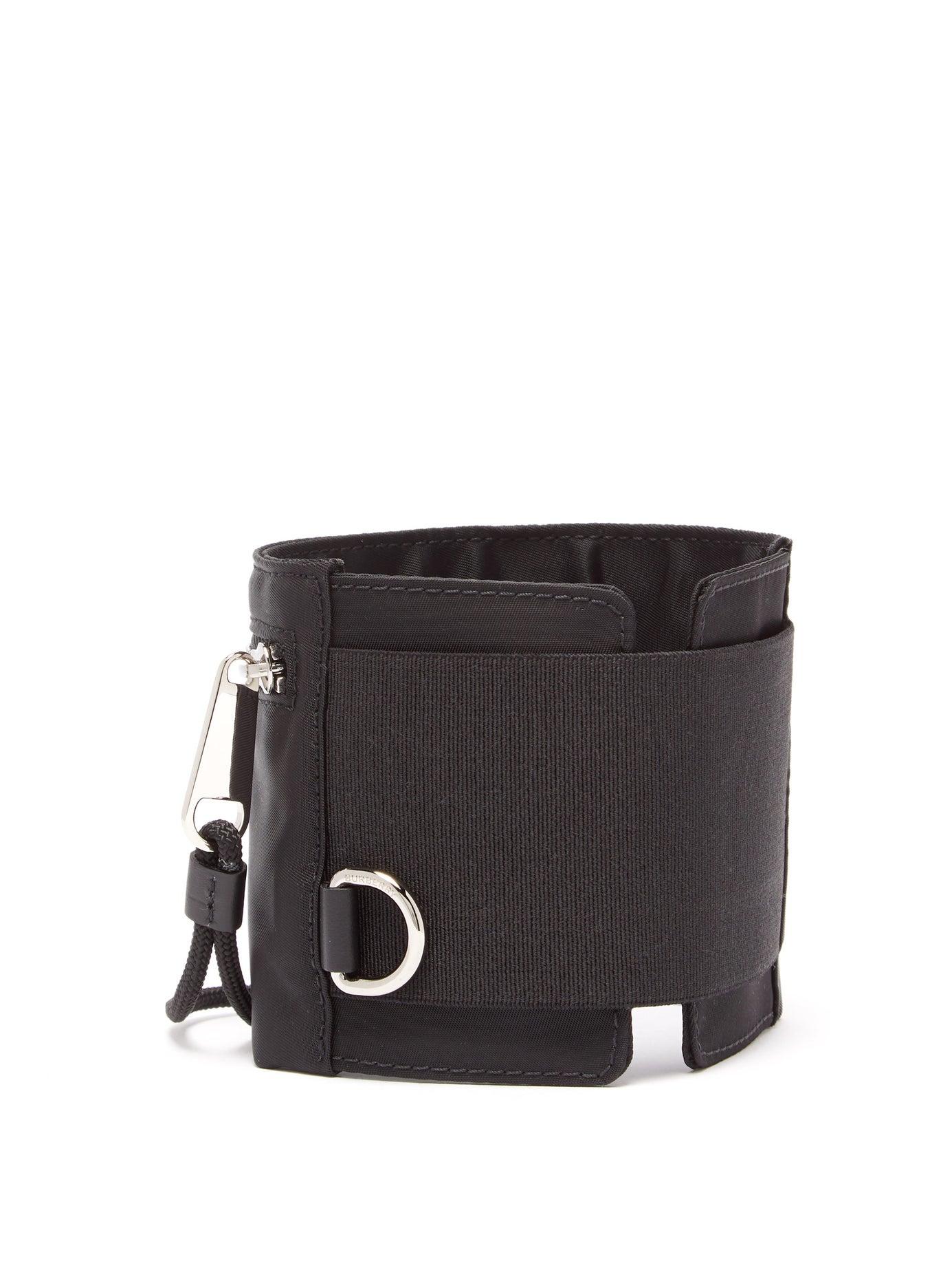 Burberry Logoprint Armband Wallet in Black for Men Lyst