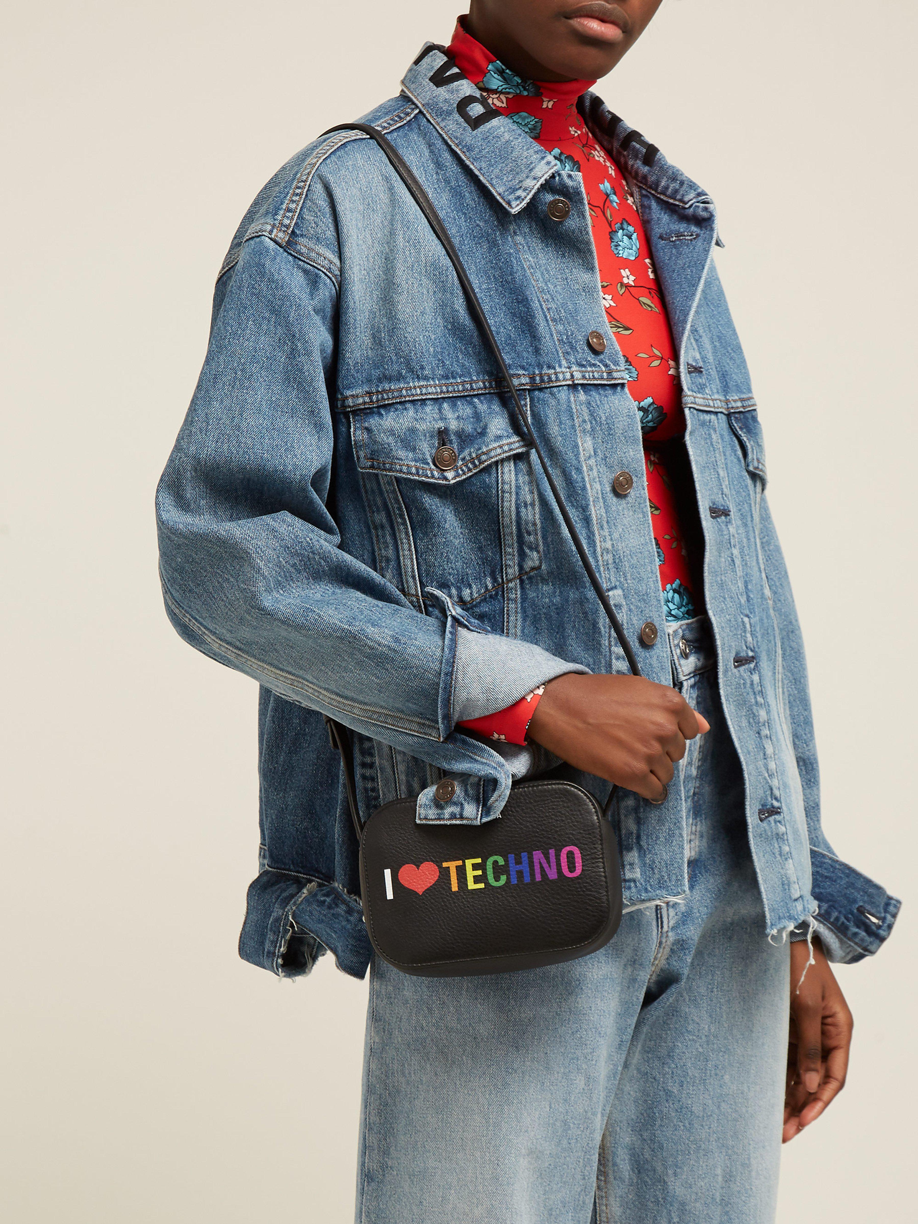 i love techno bag