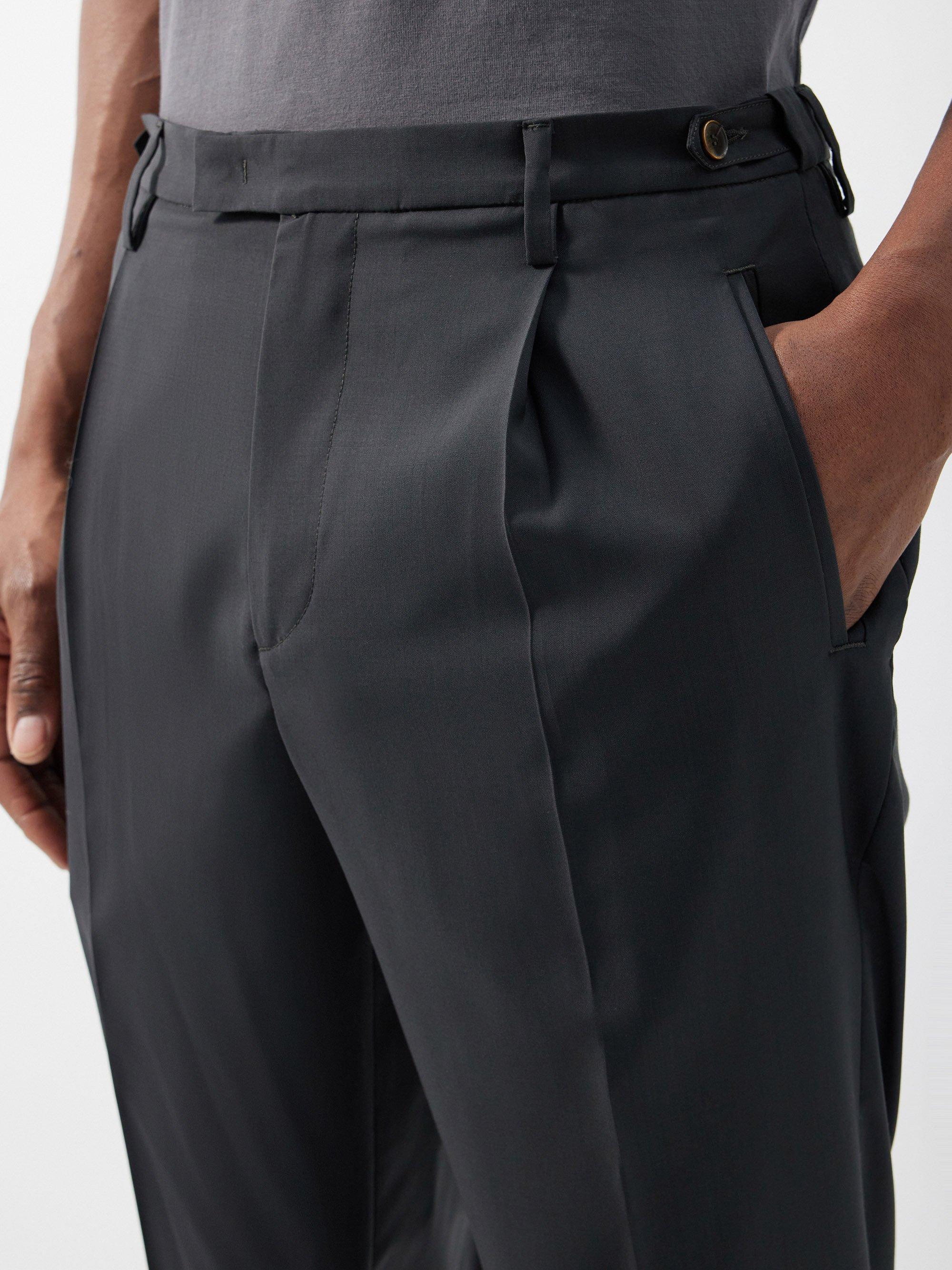 Buy Women Single-Pleat Slim Fit Pants Online at Best Prices in India -  JioMart.