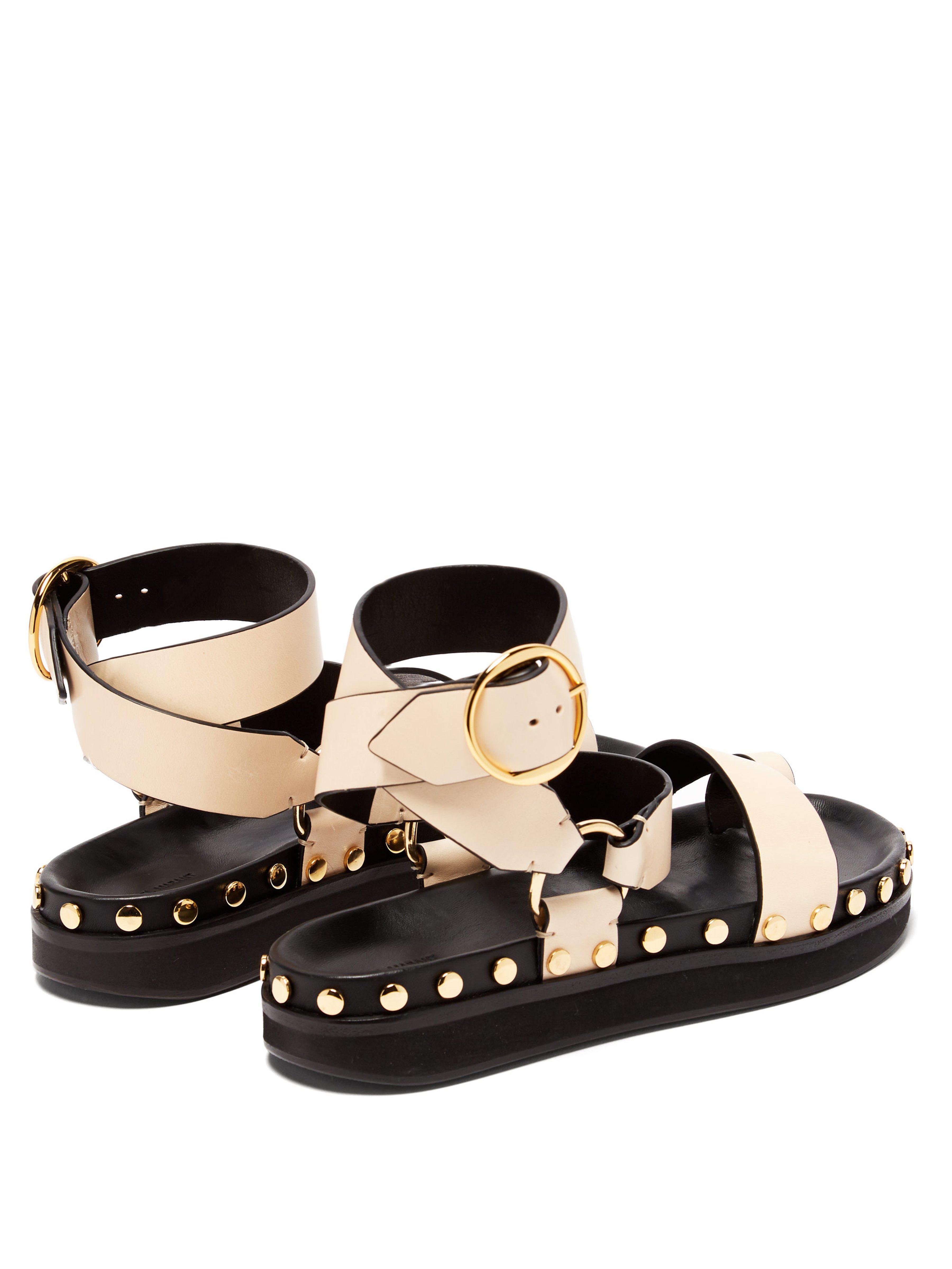 isabel marant nirvy sandals black