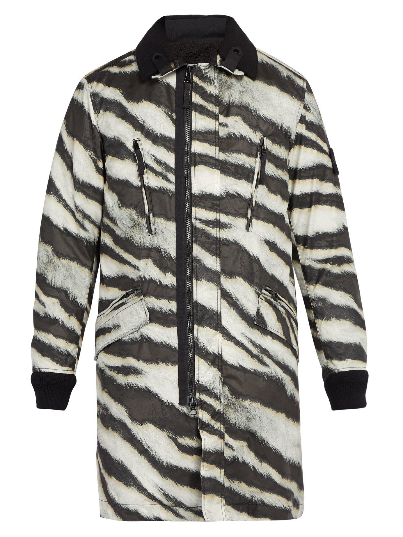 stone island coat beige