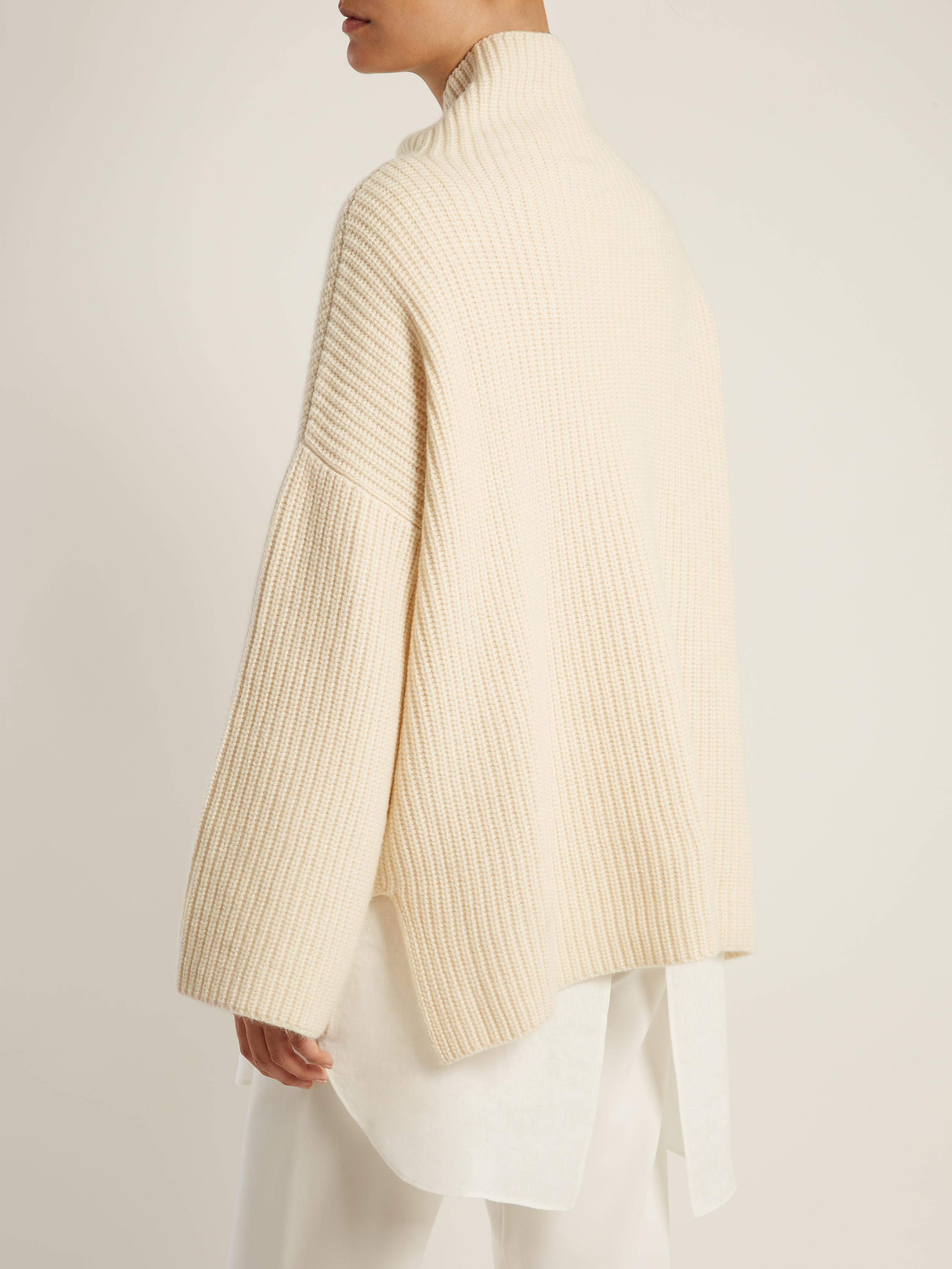 the row cashmere cardigan