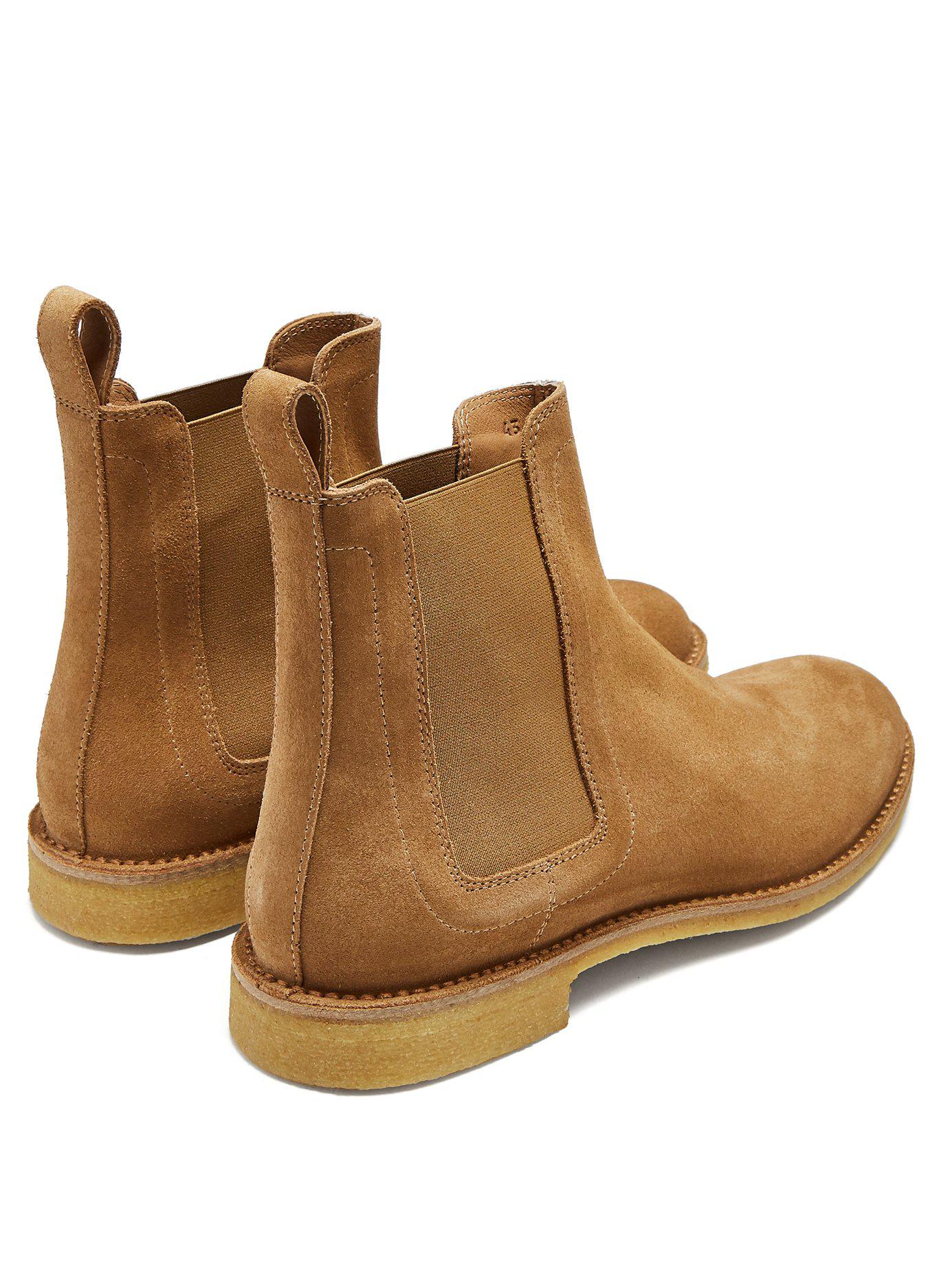 river island beige round toe chelsea boots