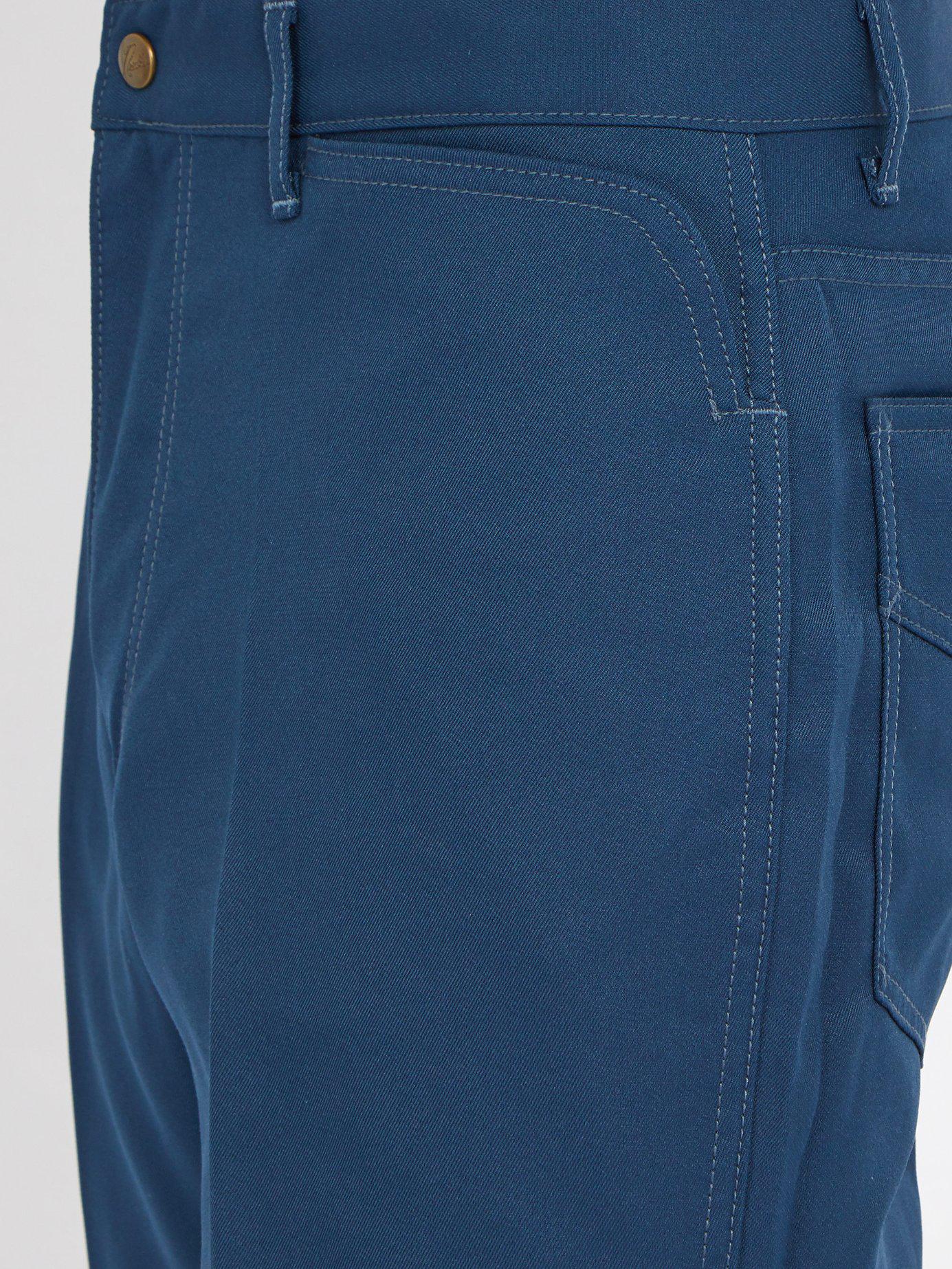 Needles Boot-cut Trousers in Blue for Men | Lyst を安く買う方法 Velvet / PANTS CUT BOOT W.U. Needles スラックス