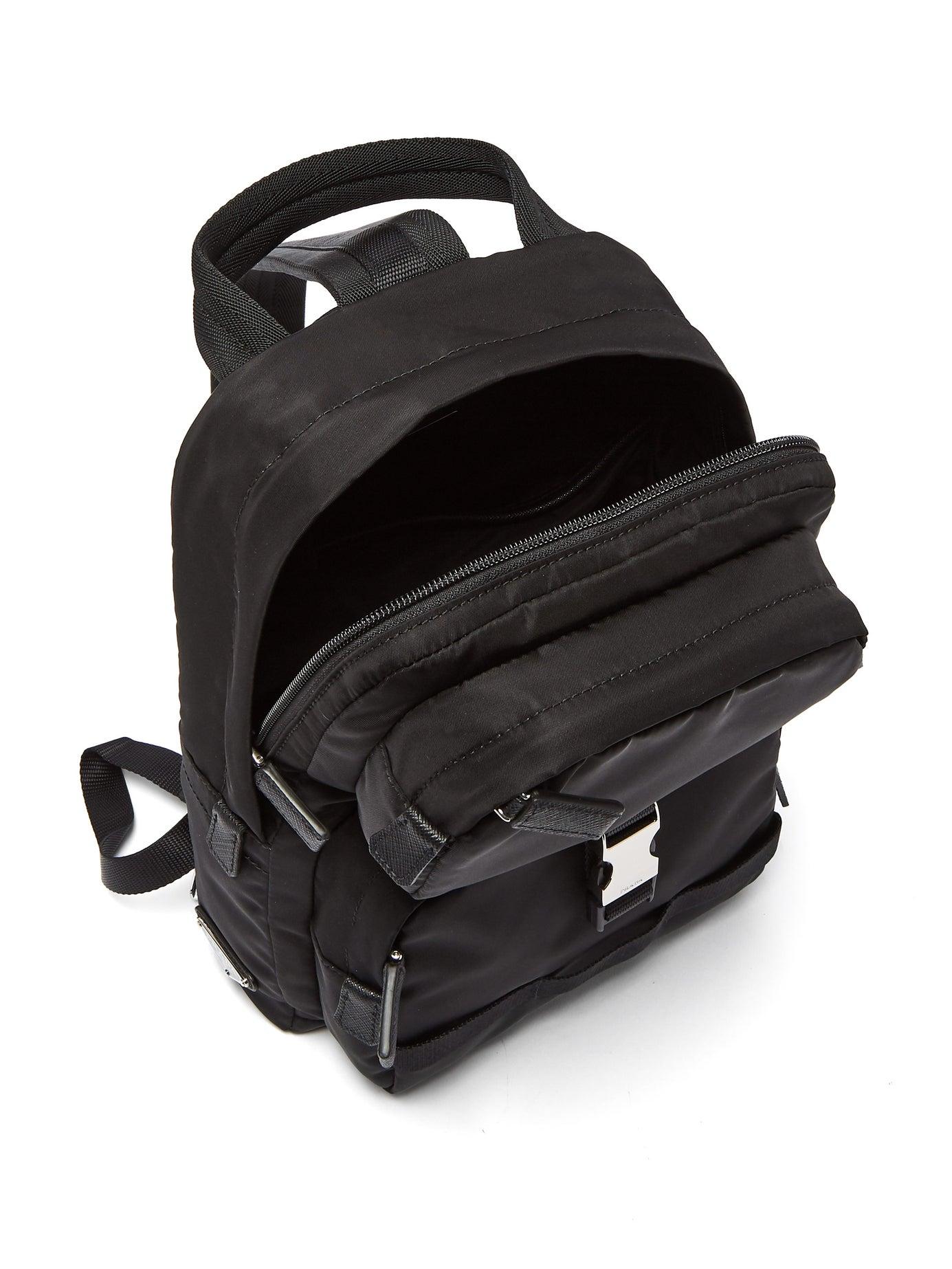 Prada Single Strap Backpack in Black for Men Lyst Canada
