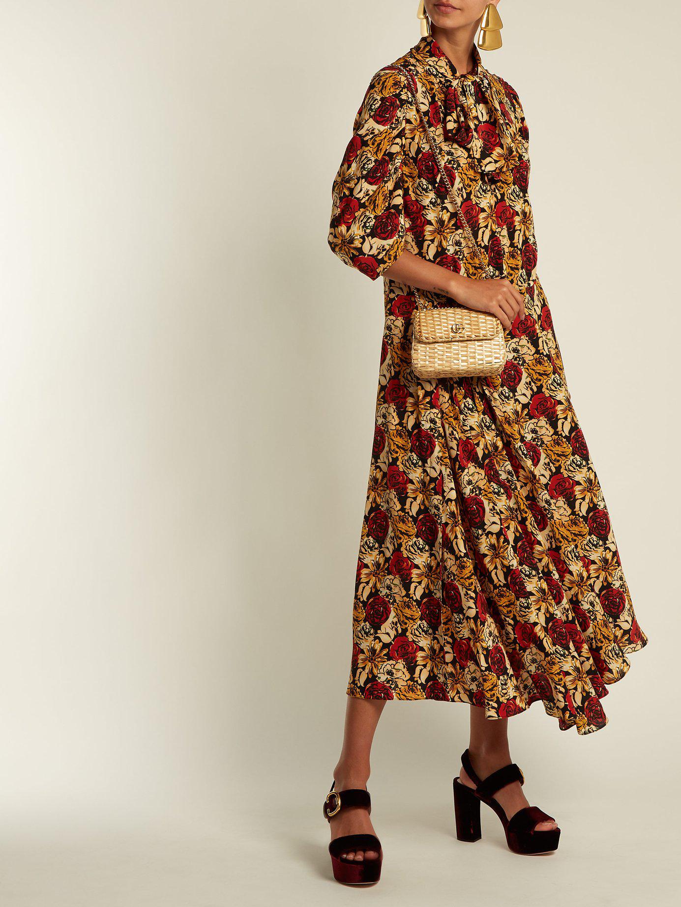 gucci cestino wicker crossbody bag