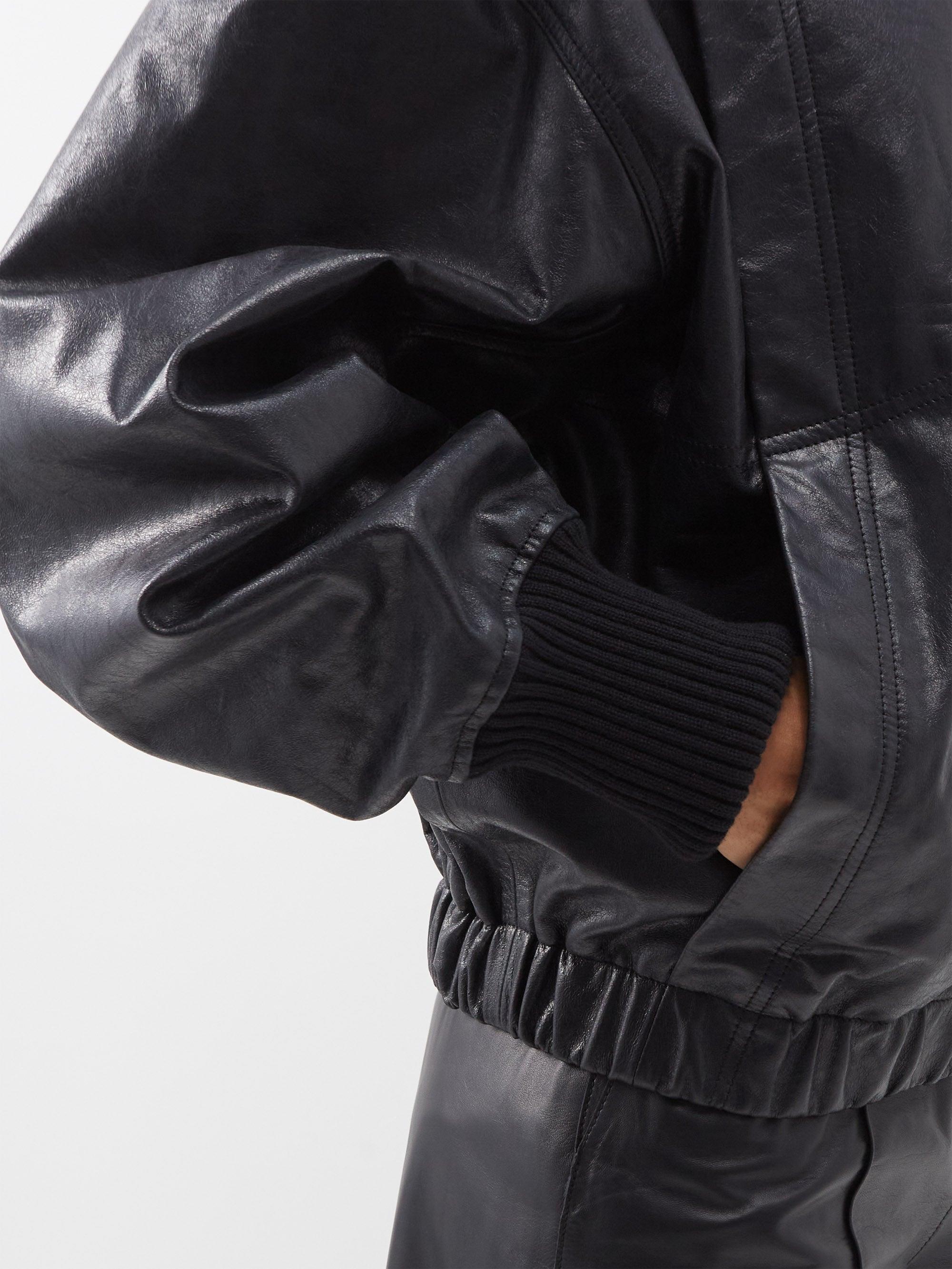 LEMAIRE / 2019AW Leather Shirt Jacket-