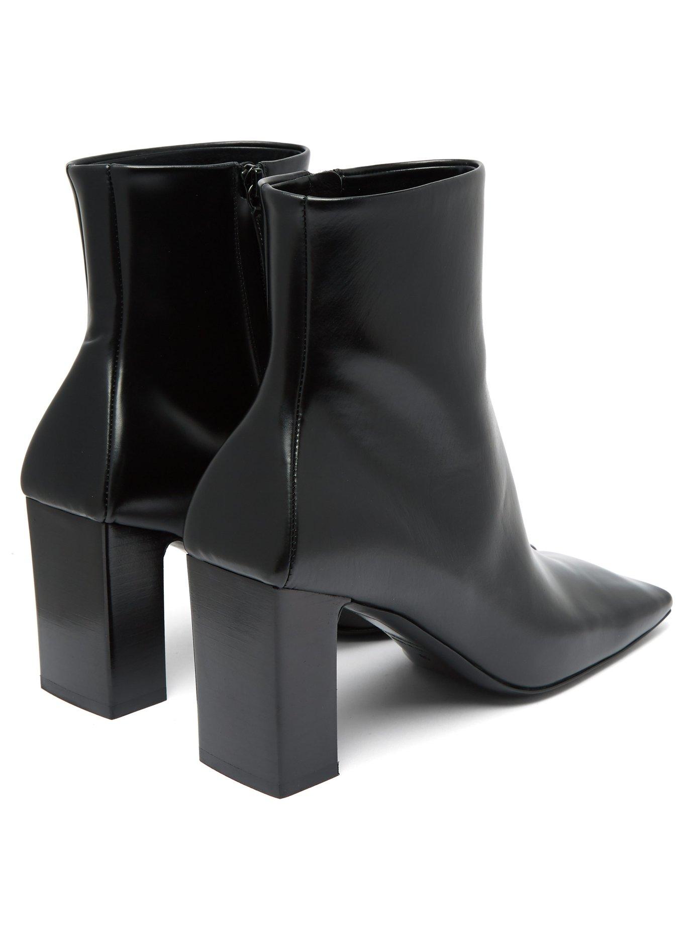 balenciaga square toe boots