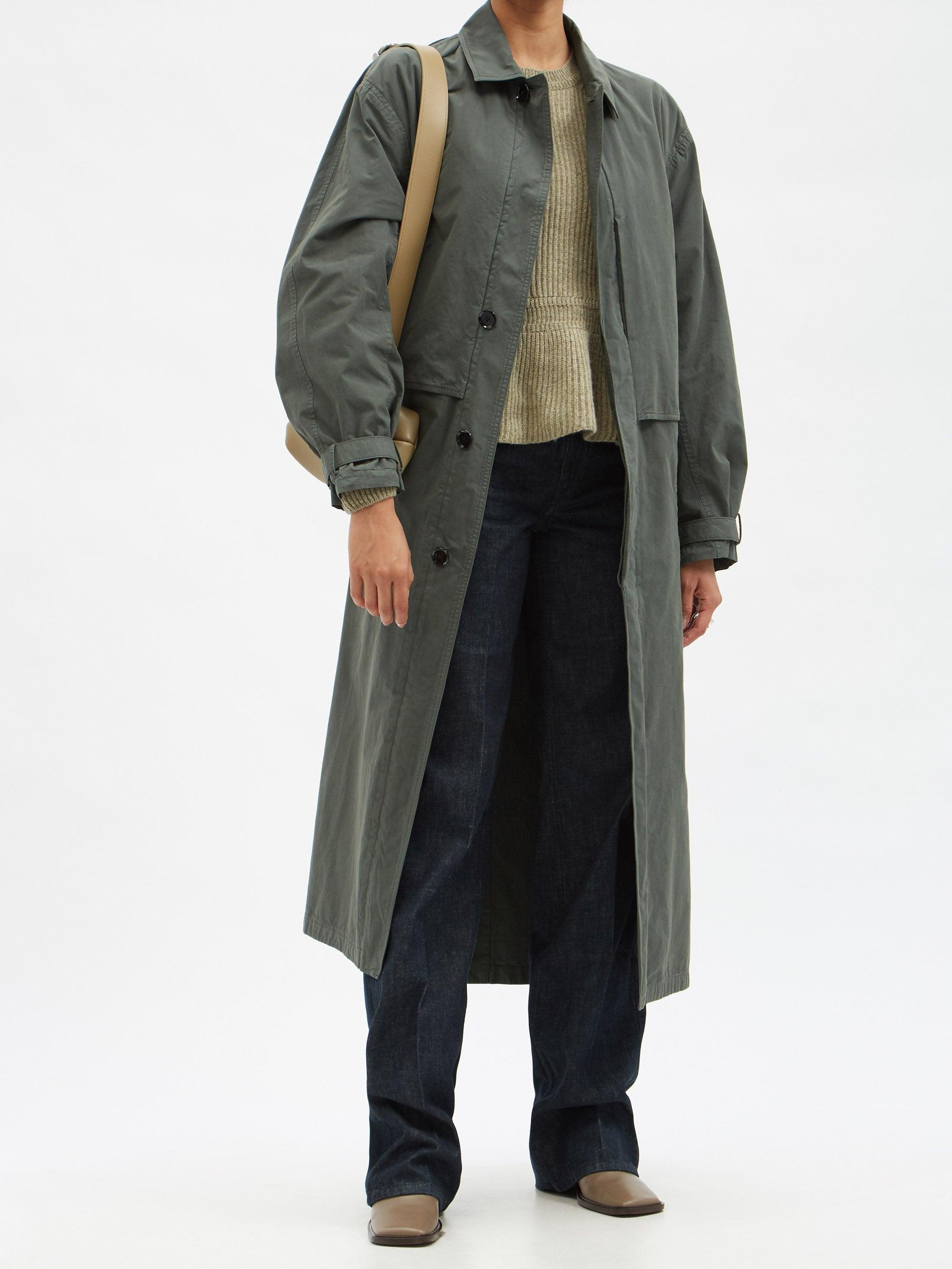 canvas raincoat