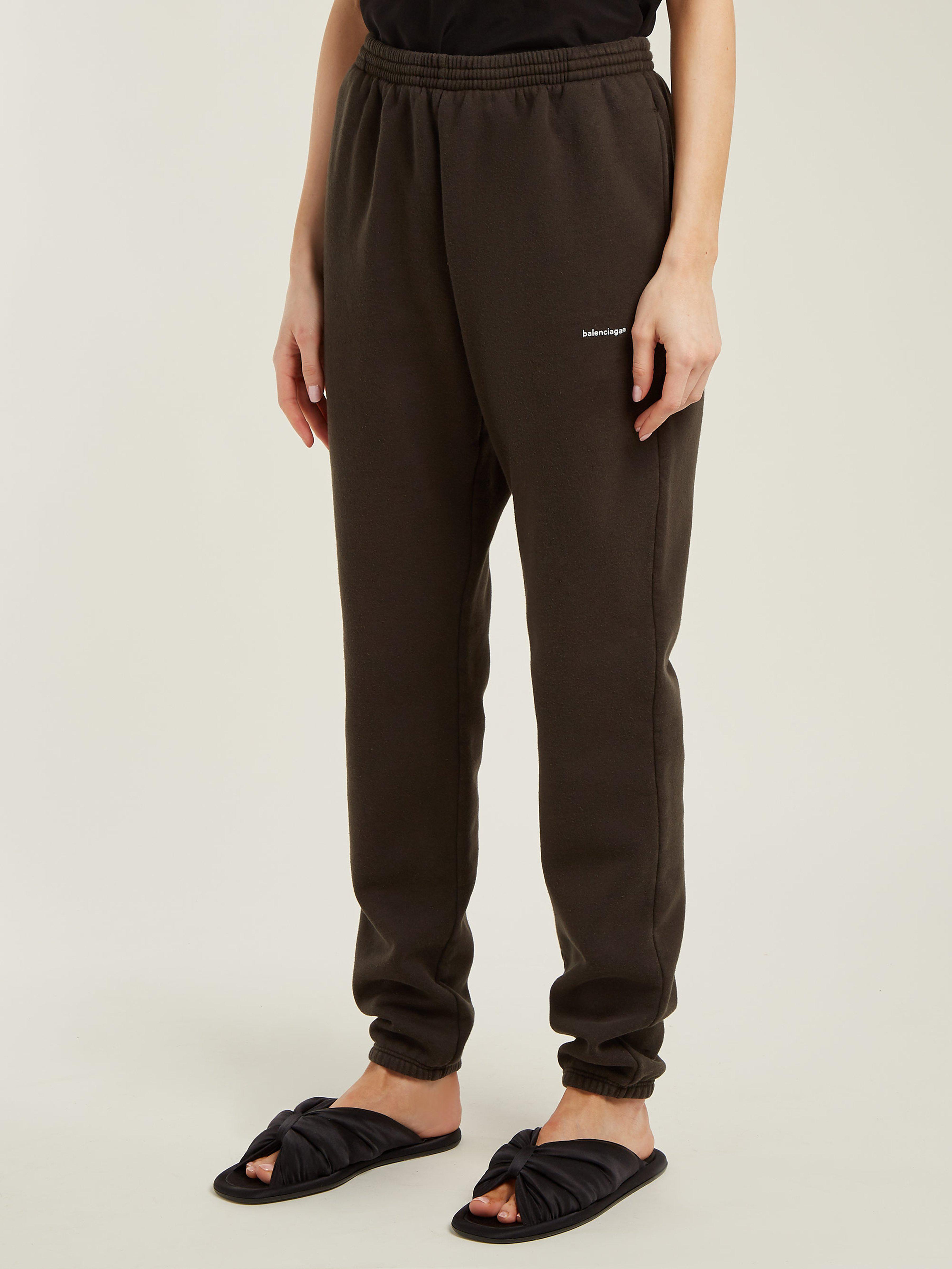 balenciaga logo pants