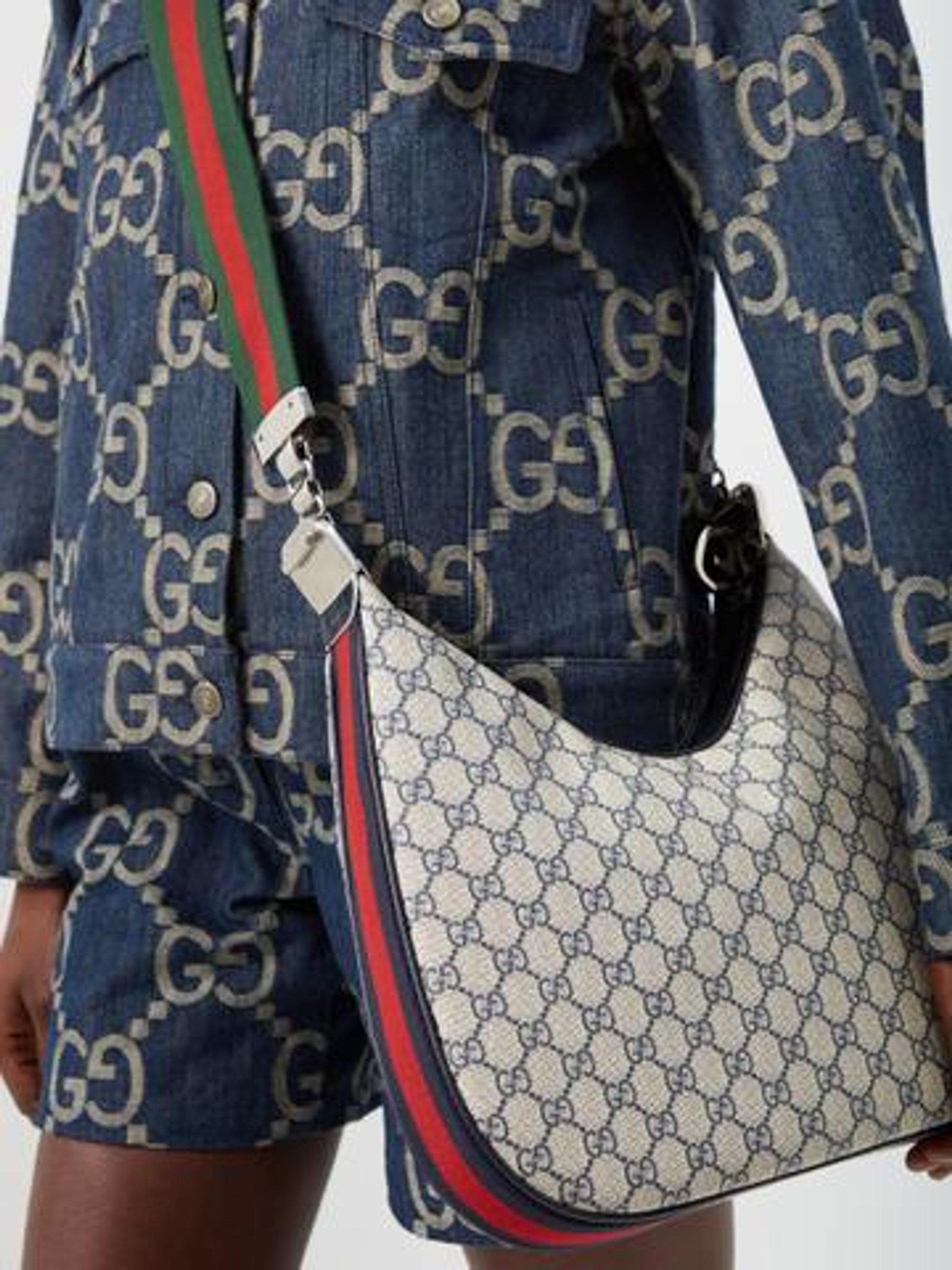 Shop GUCCI GG Supreme 2022-23FW Gucci Attache large shoulder bag