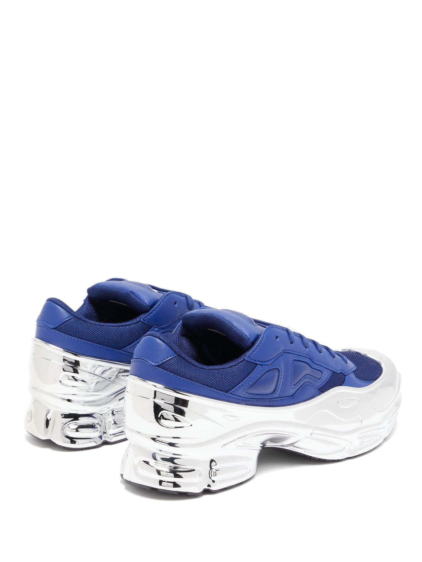 Bandiet Brengen Winst adidas By Raf Simons Ozweego Leather Trainers in Blue for Men | Lyst