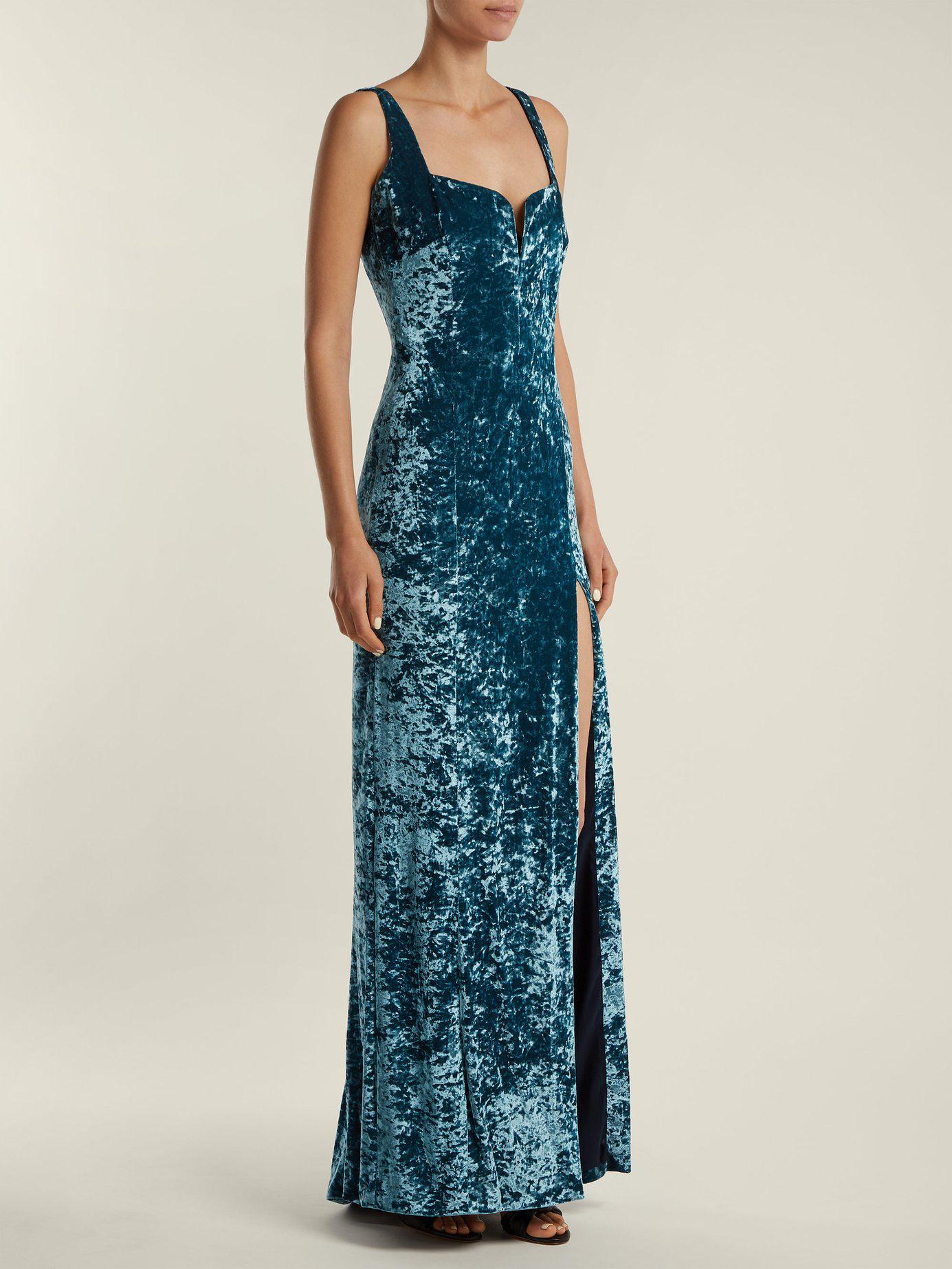 galvan velvet dress