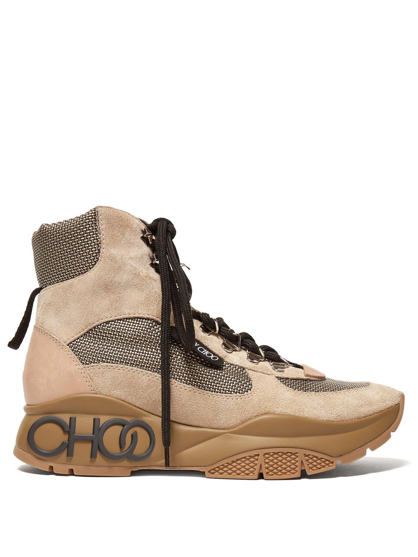 Jimmy Choo Inca Suede Hiking Boots | Lyst