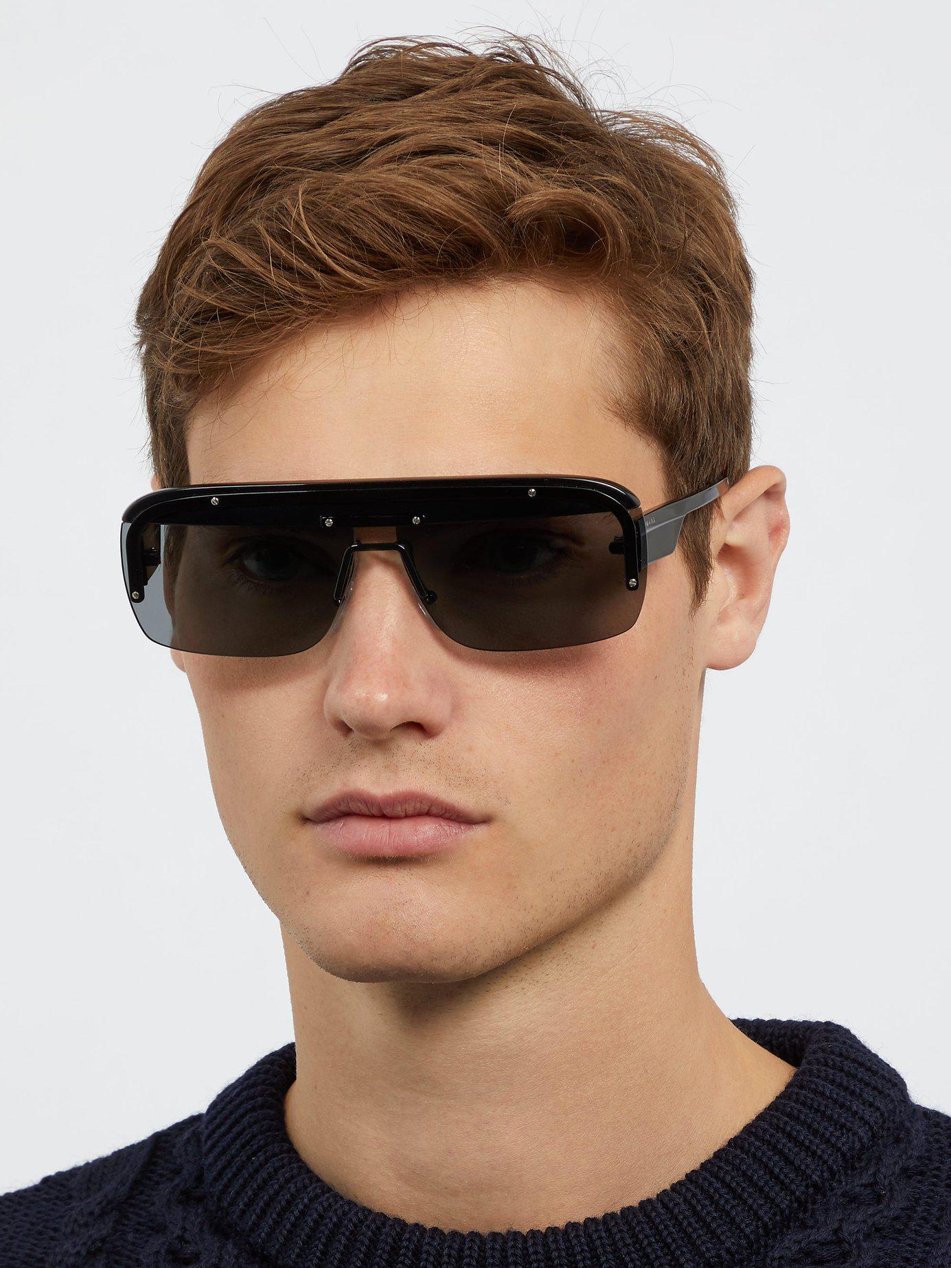 prada d frame sunglasses