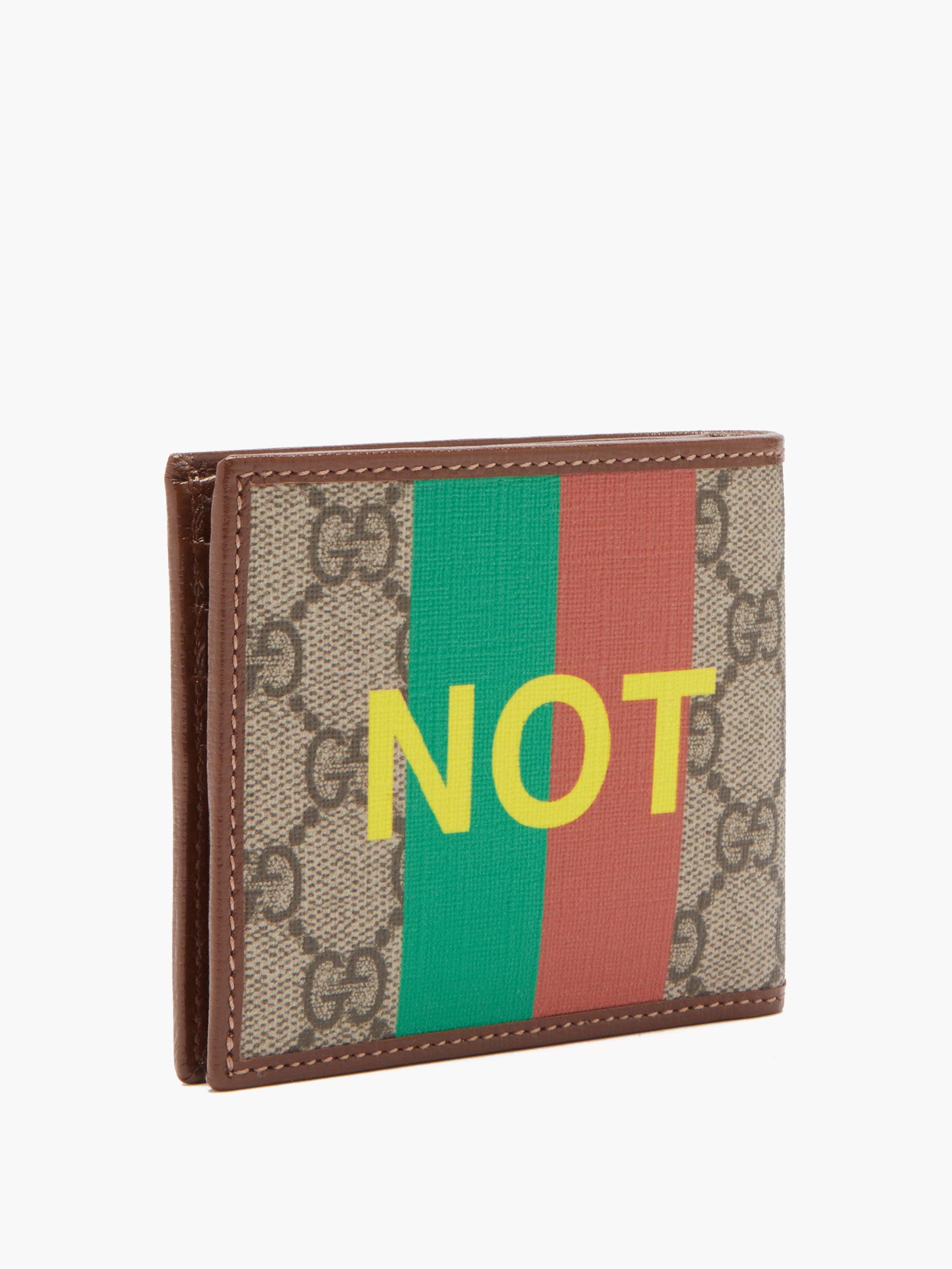 Gucci Not Fake Logo Wallet for Men
