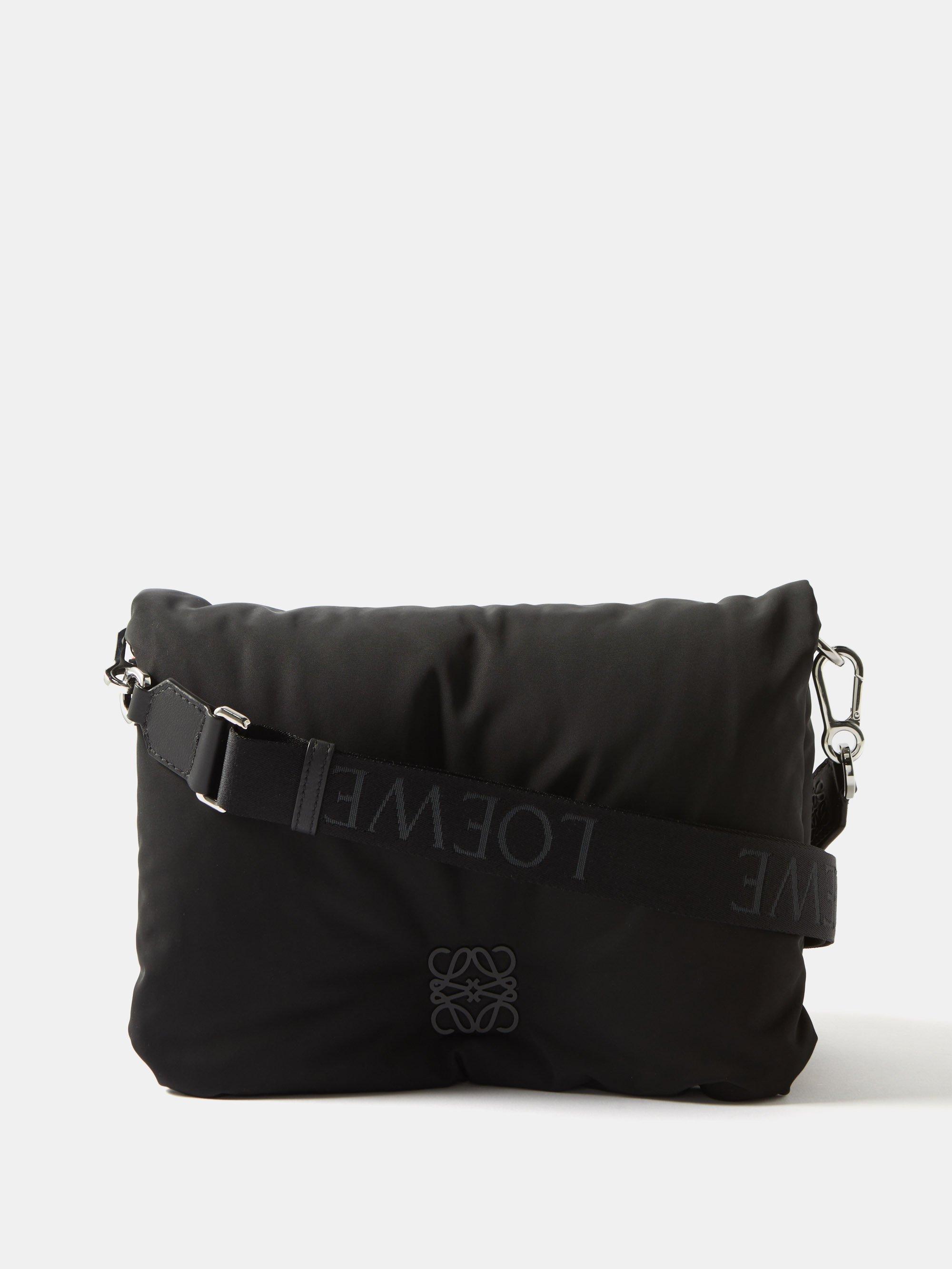 Loewe Goya Puffer Padded Crossbody Bag in Black for Men Lyst