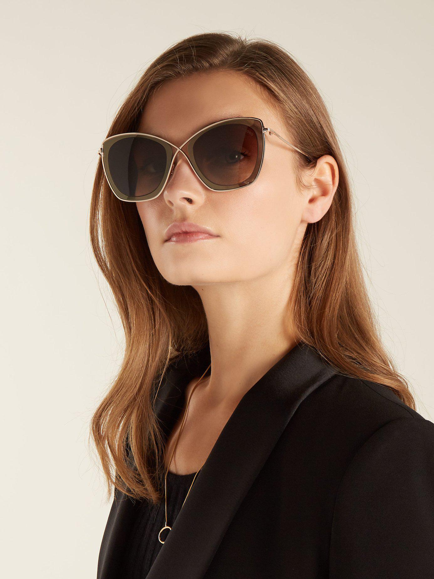 gucci ophidia white round