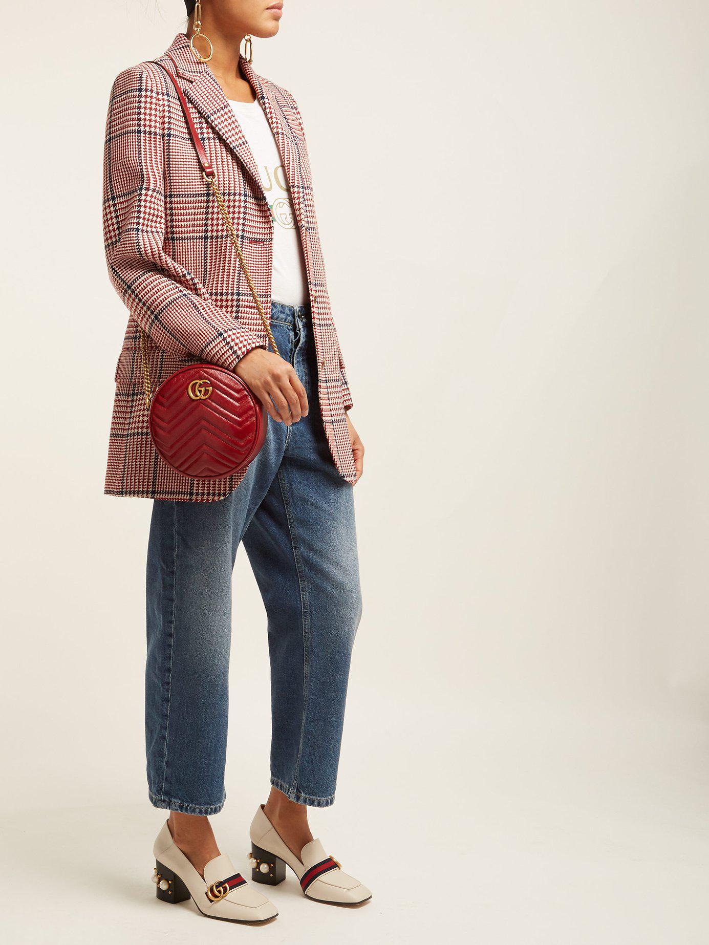gucci round bag red