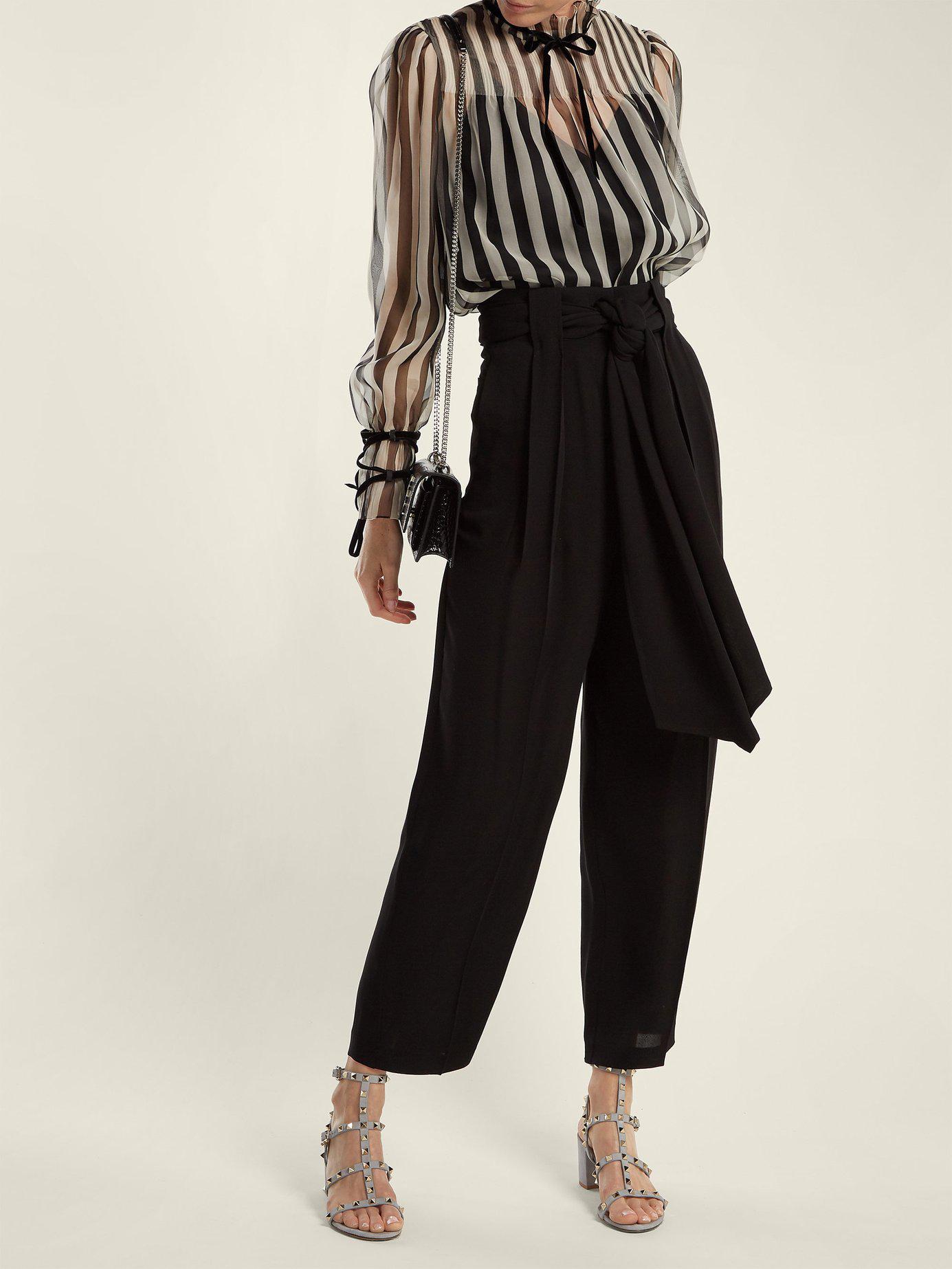 valentino garavani rockstud block heel sandals