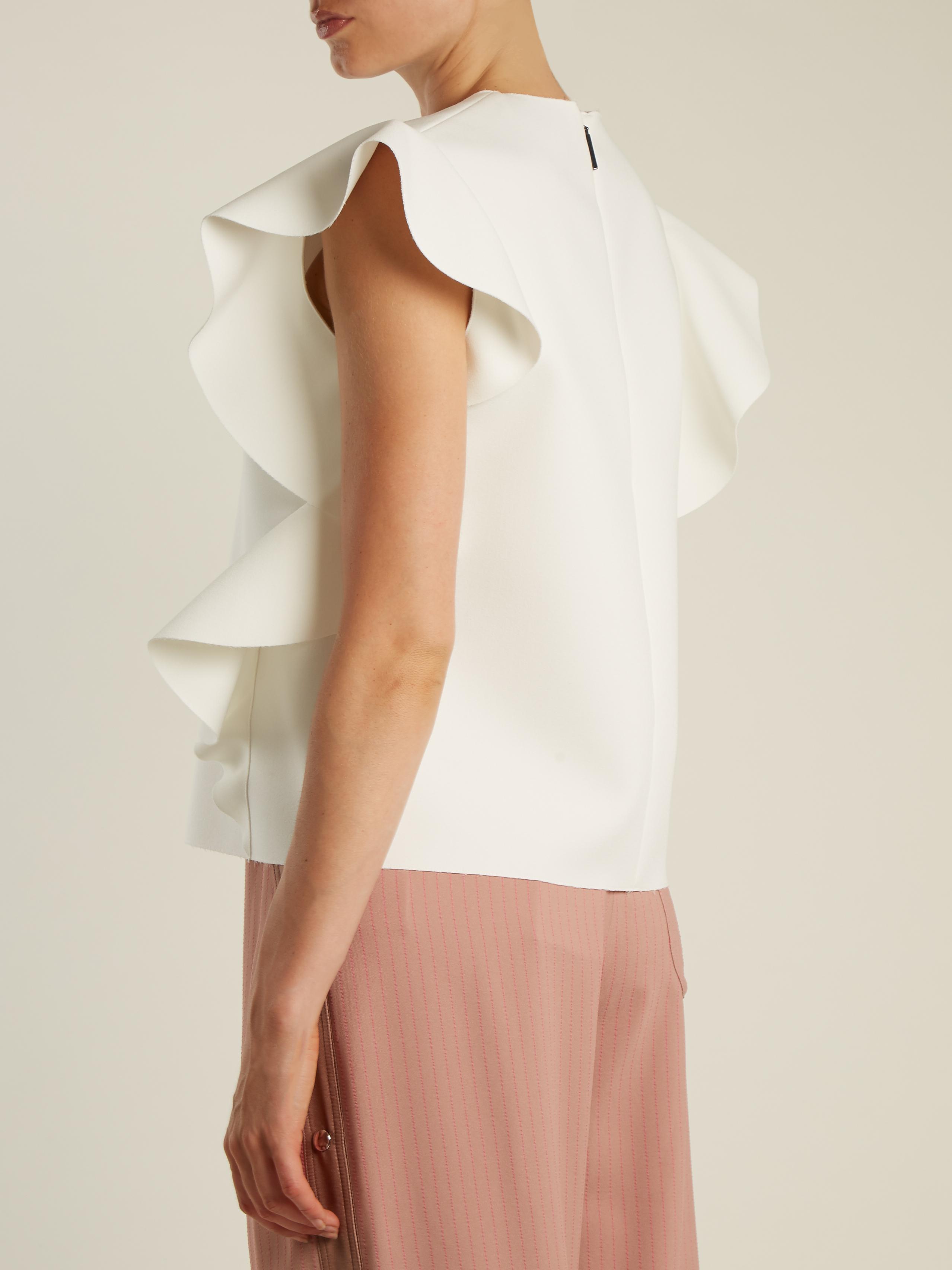 msgm ruffle top